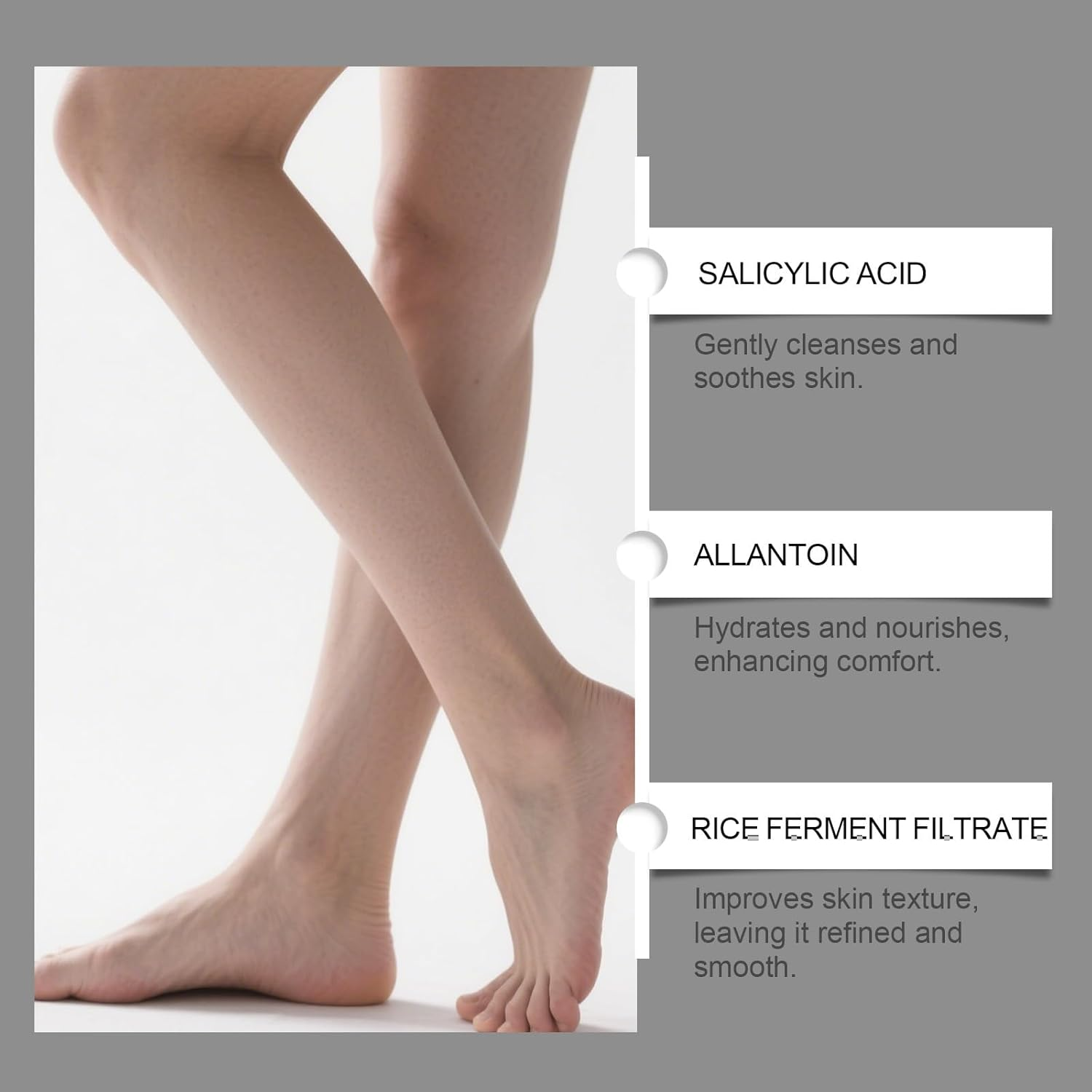 Keratin Erase Dual-Action Renewal Cream,Black and White Rice Cream,Professional Hydrating Care,Natural Body Serum Suitable for All Skin Types image number 4