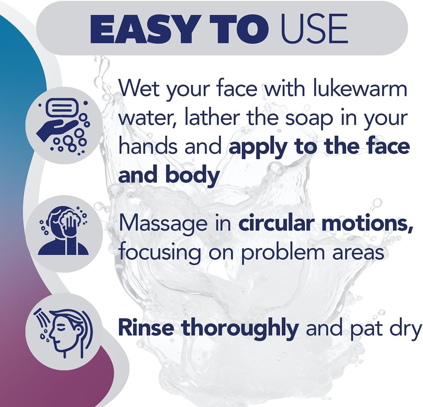 ASEPXIA Acne Cleansing Bar Soap with Baking Soda, 120Ml image number 1