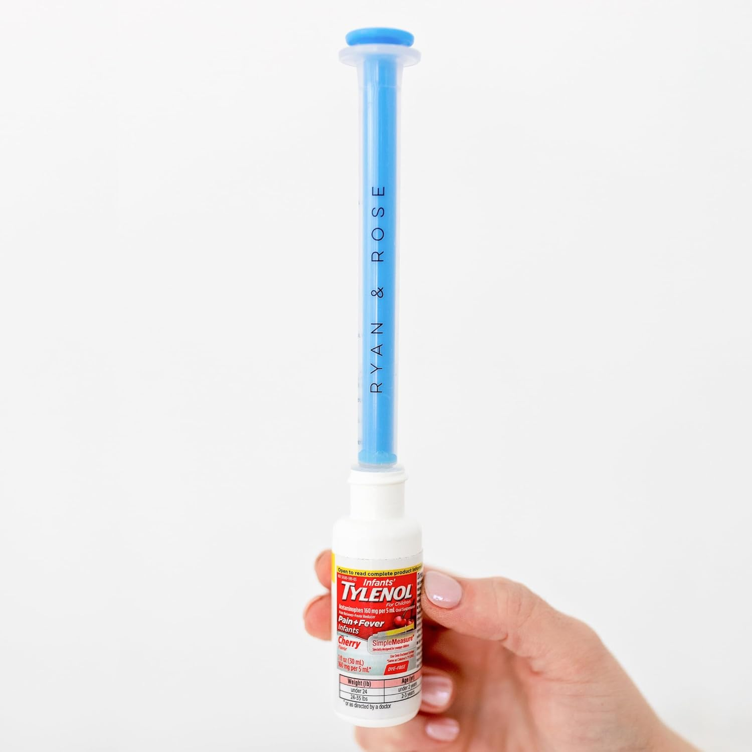 Ryan & Rose Cutie Dose - Baby Medicine Dispenser Syringe for Children, Medication Dropper - 3 Pack (Lollipop) image number 2