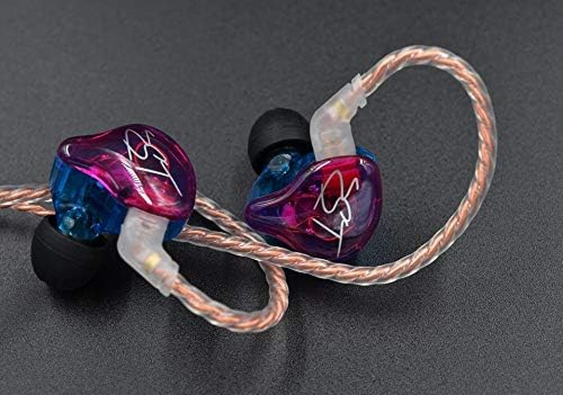 KZ ZST Earbuds with Microphone, Purple image number 2