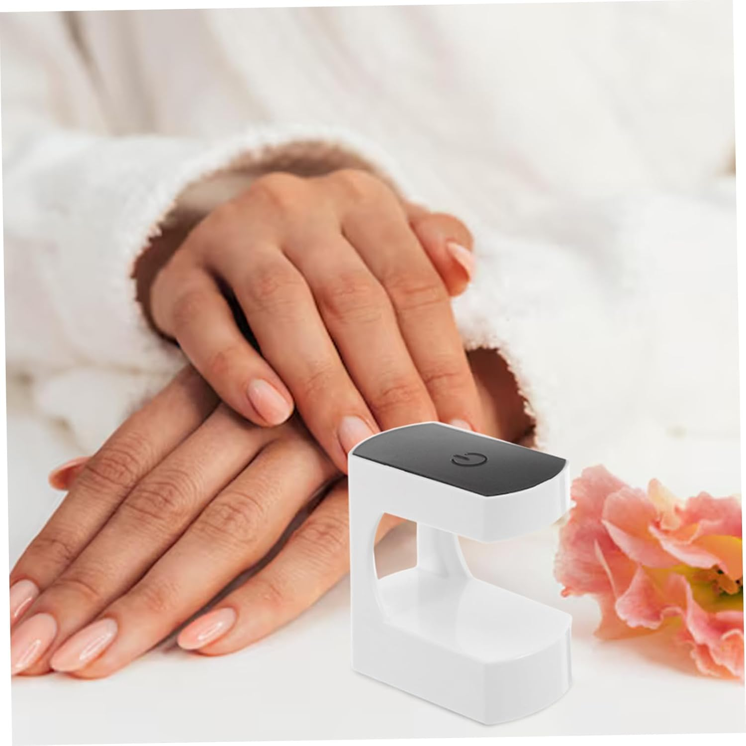 MOTHNUR 2Pcs Portable Mini UV Nail Lamp LED Nail Curing Dryer Compact USB Rechargeable Manicure Light for Home Travel Gel Polish Compatible Efficient Low Energy Consumption image number 6