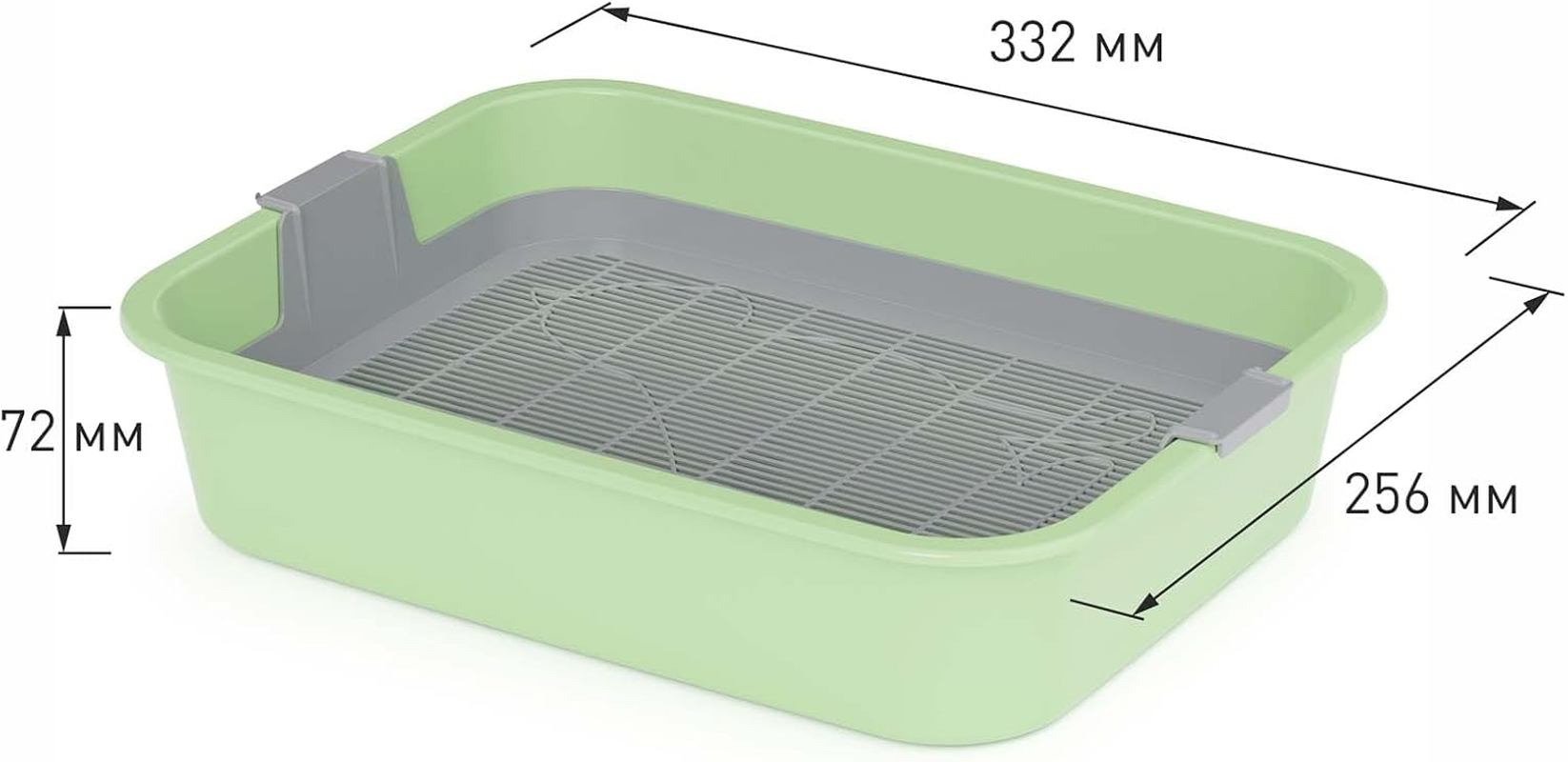 Kitten Toilet Small Cat Litter Tray for Kittens with Strainer Toilet for Small Animals Rabbit Toilet Rodent Toilet image number 2