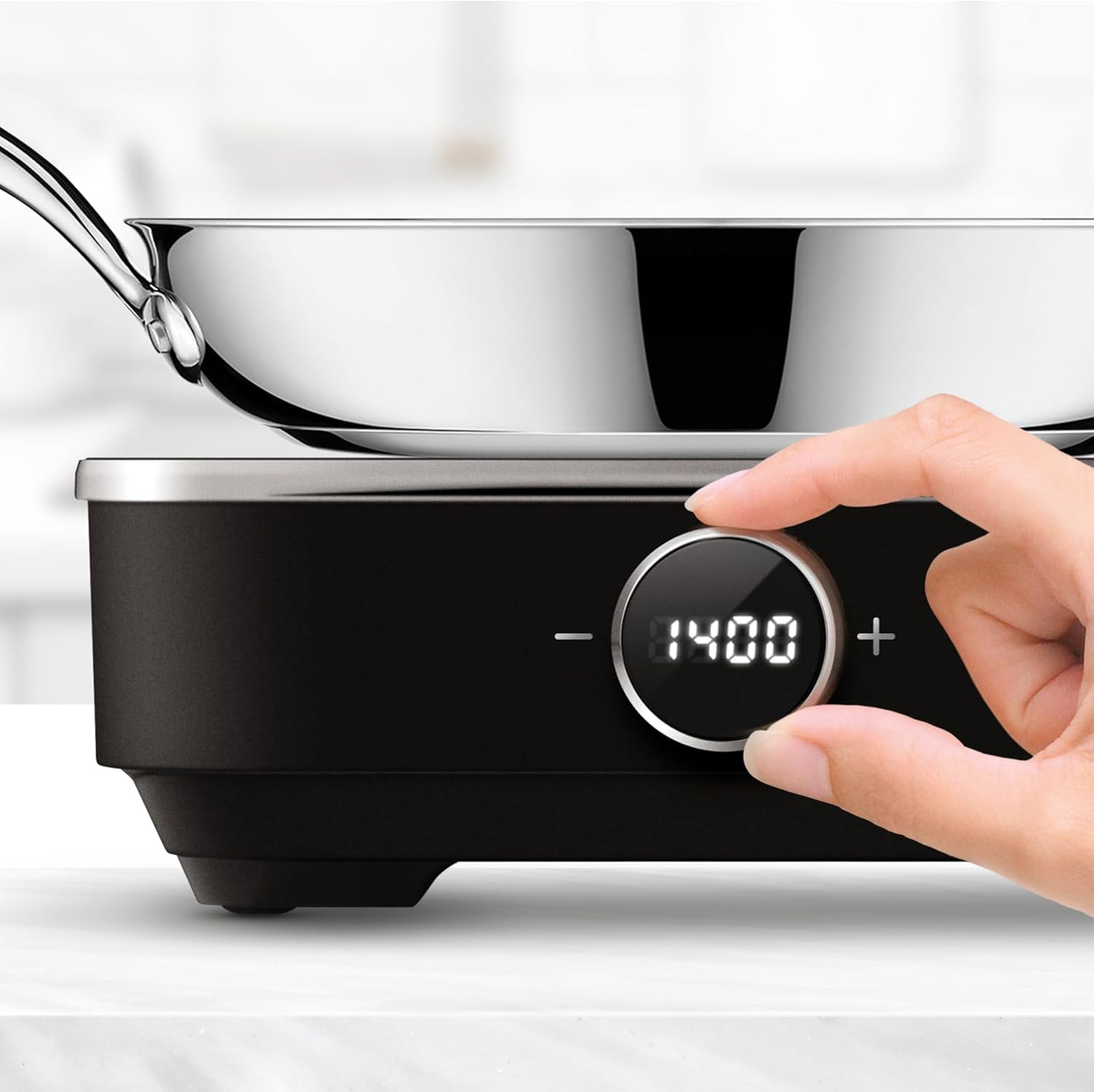 Breville, the Quick Cook Dual Zone Induction Cooker, Matte Black, LIC700MTB2IAN1 image number 1