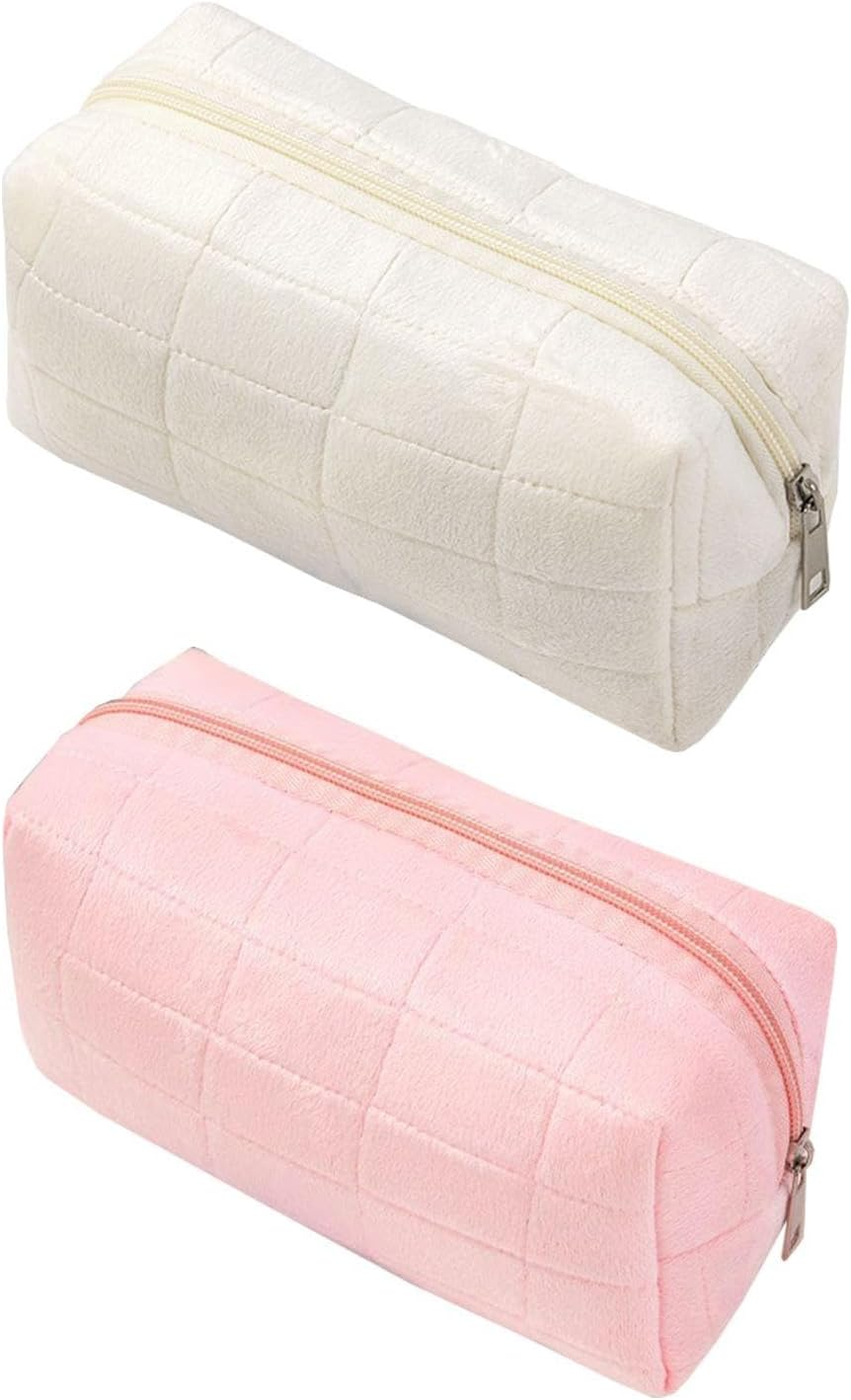 Wilder 2 Pieces Cosmetic Bag Large Capacity Storage Bag Ladies Storage Bag Travel Accessories Storage Bag for Toiletries image number 5