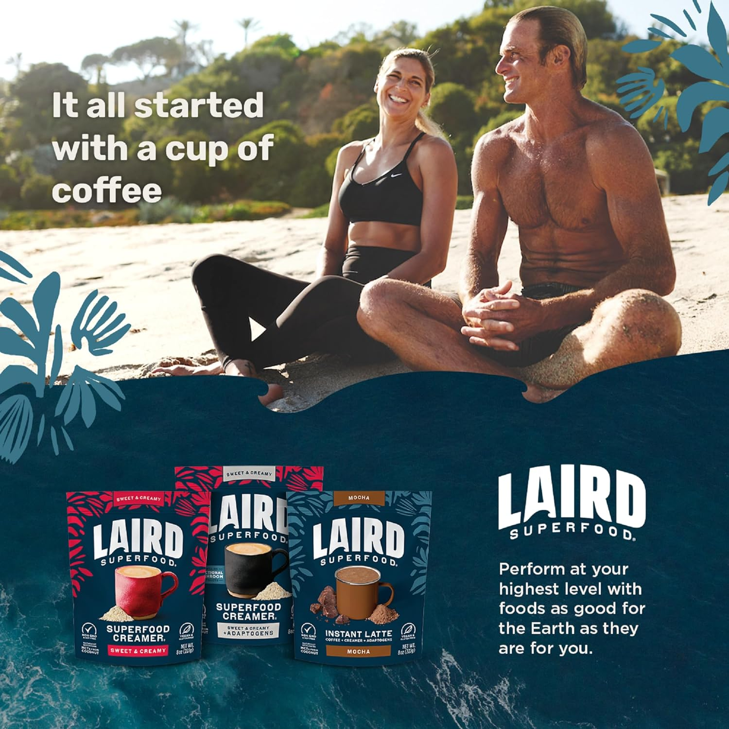 LAIRD SUPERFOOD Superfood Creamer Cacao 227G image number 2