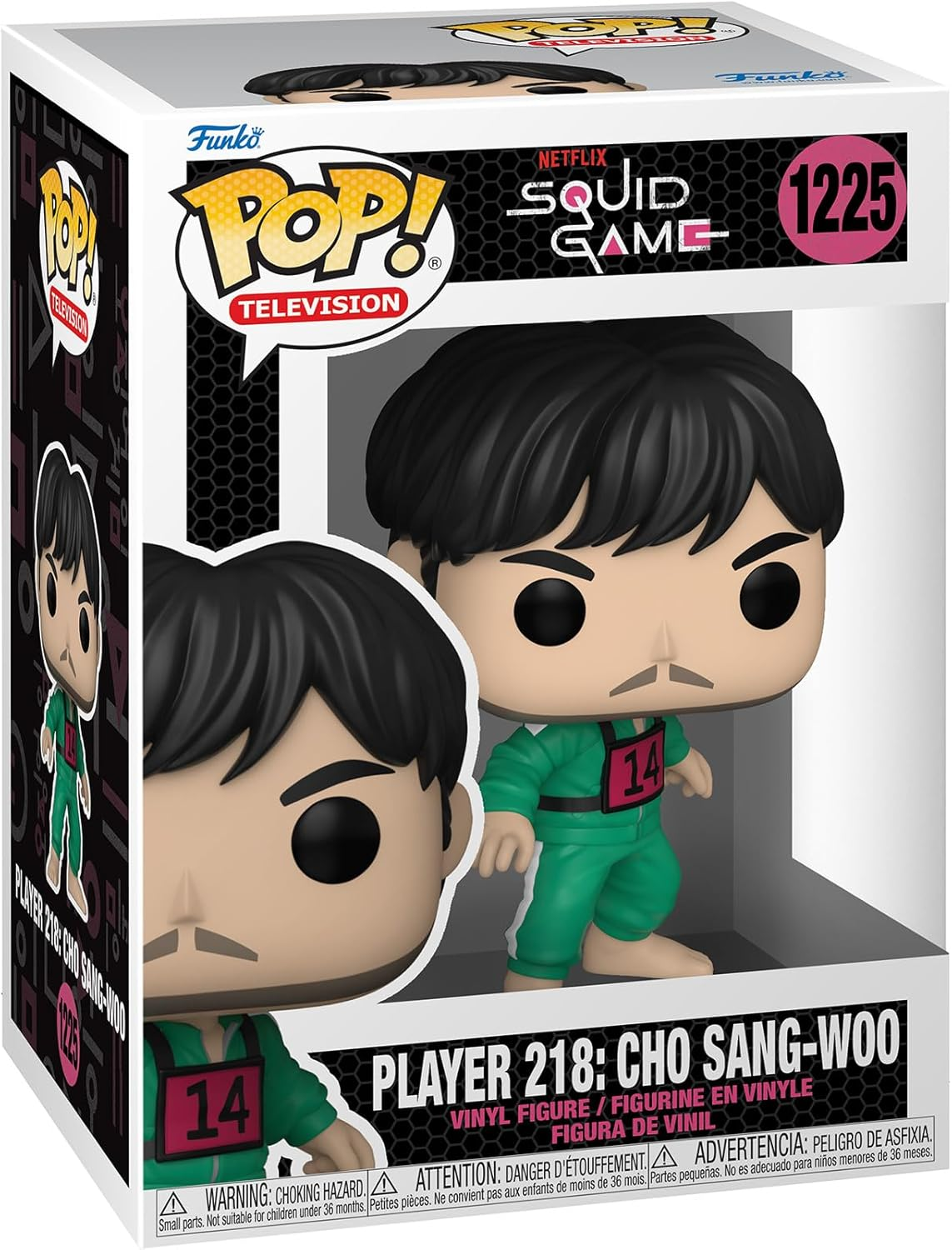 Pop Squid Games Sang-Woo 218 Vinyl Figure image number 6