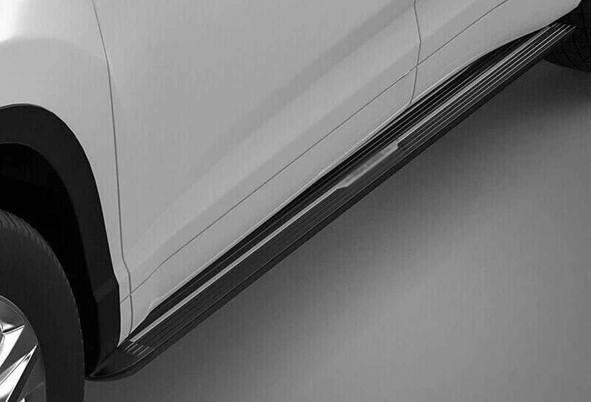 2Pcs Aluminum Running Boards Fixed Nerf Bars Side Steps with Brackets Compatible with Hyundai Santa Fe 2024-2025 (HJG) image number 1