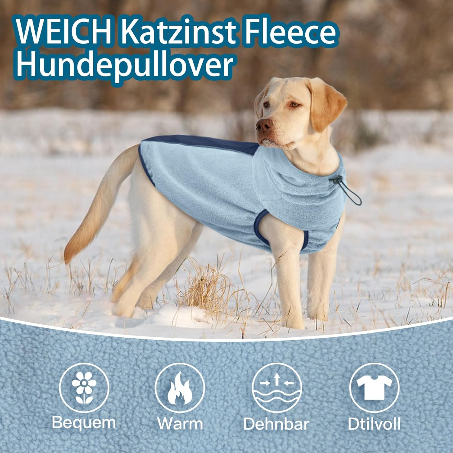 Katzinst Fleece Dog Jumper image number 2