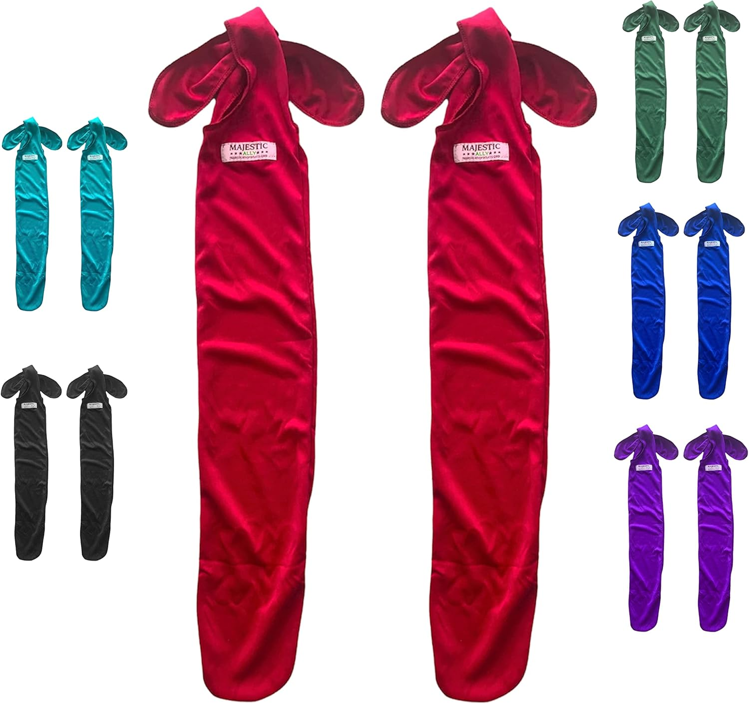 Majestic Ally Lycra Tail Bag for Horses - to Keep the Tail Clean and Protected - Set of 2