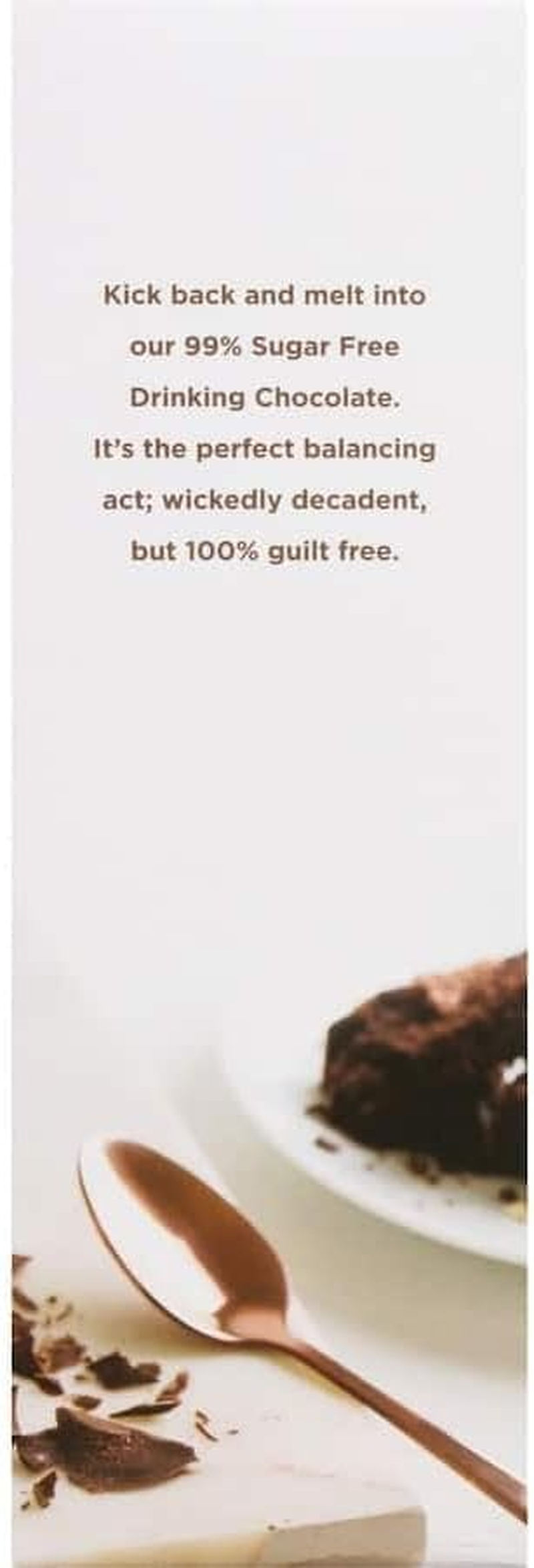 Avalanche 99% Sugar Free Drinking Chocolate 10 Coffee Sticks 200 G image number 1