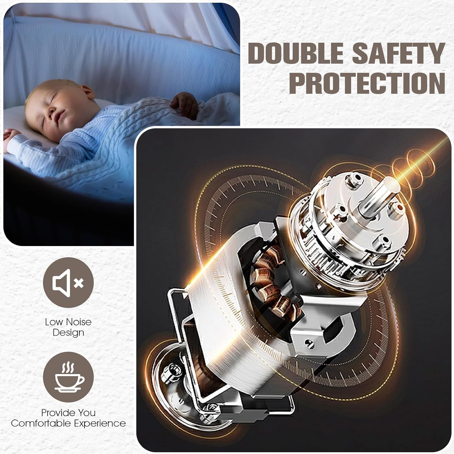 Cobuy Burr Coffee Grinder Electric W/Adjustable Settings for Precision Coffee Bean Grinding (18 Cup) Automatic Burr Mill (150W) Stainless Steel Coffee Maker image number 2