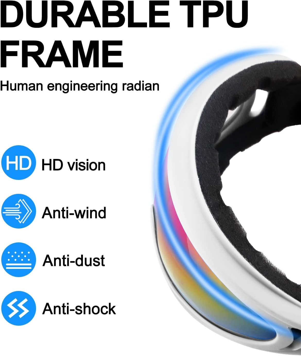 Elimoons Ski Goggles, Pack of 2, Snowboard Goggles for Kids, Boys & Girls, Youth, Men & Women, with UV 400 Protection, Wind Resistance, Anti-Glare Lenses image number 1