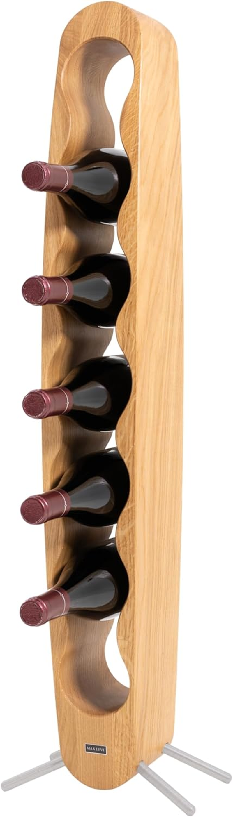 Max Levi&reg; Provence Select Oak - Wine Rack (Silver Legs)