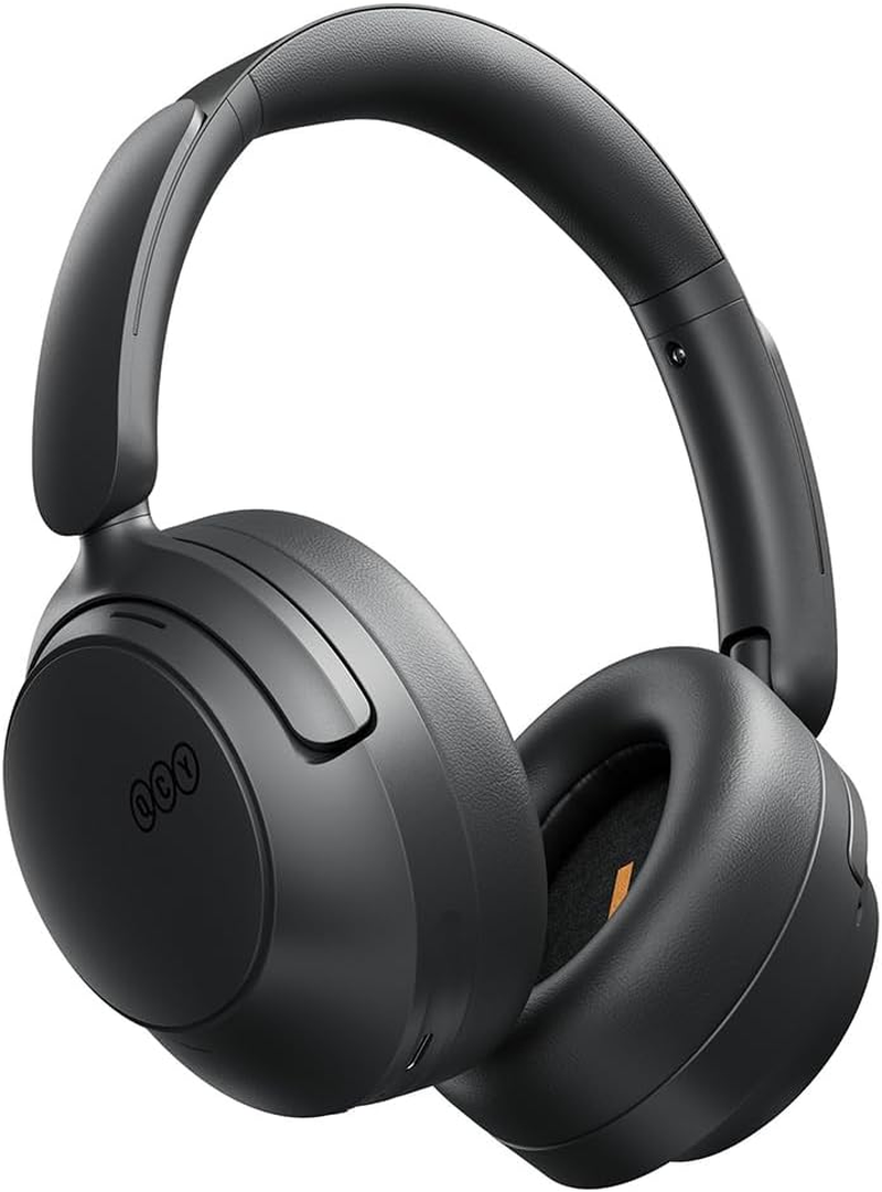 QCY H3S over Ear Bluetooth Headphones, Hybrid Active Noise Cancelling, Hi-Res Audio, LDAC, Ultralight and Comfortable Fit, 86 Hours Battery Life, Bluetooth 6.0, EQ in App, Dual Connection