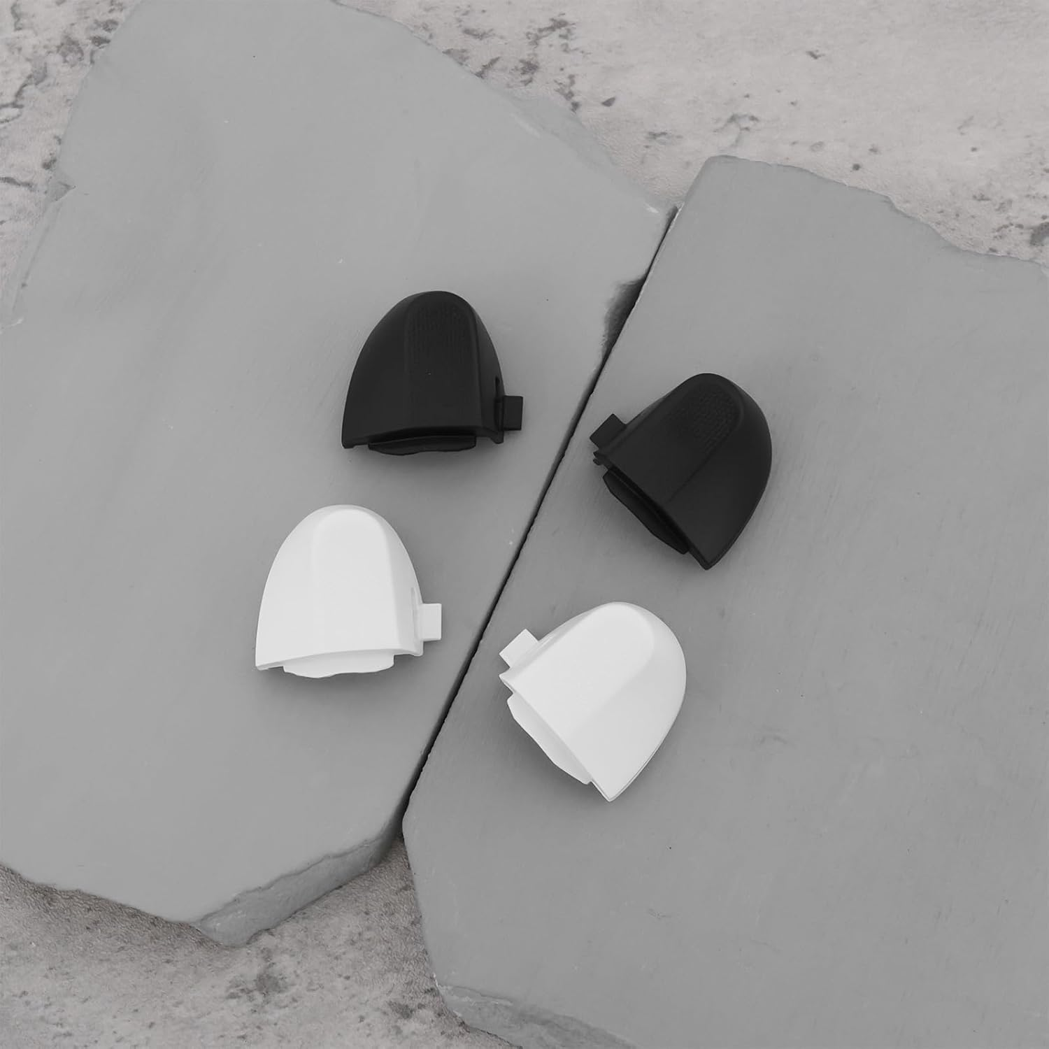 VGOL 4 Pairs LT RT Trigger Buttons Compatible with Xbox Series X | S Controllers (Black and White) image number 3