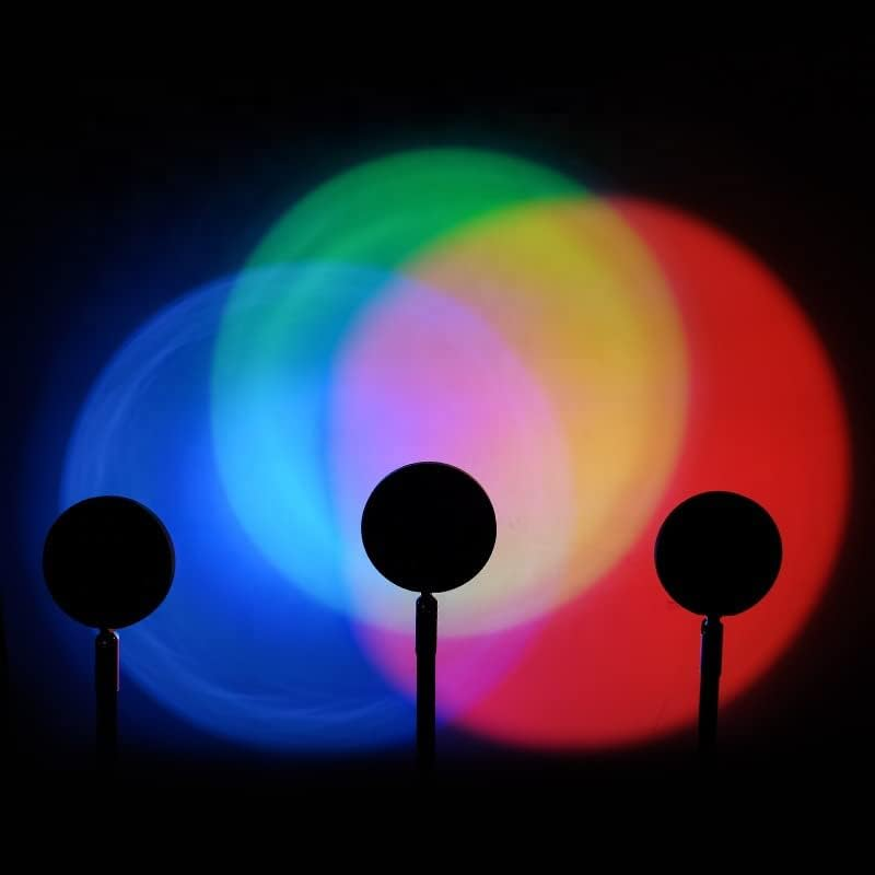 Uantii Tuya Smart Sunset Lamp Wireless Bluetooth Sunset Projector RGB Rainbow Atmosphere Led Light for Home Decoration App Control image number 6