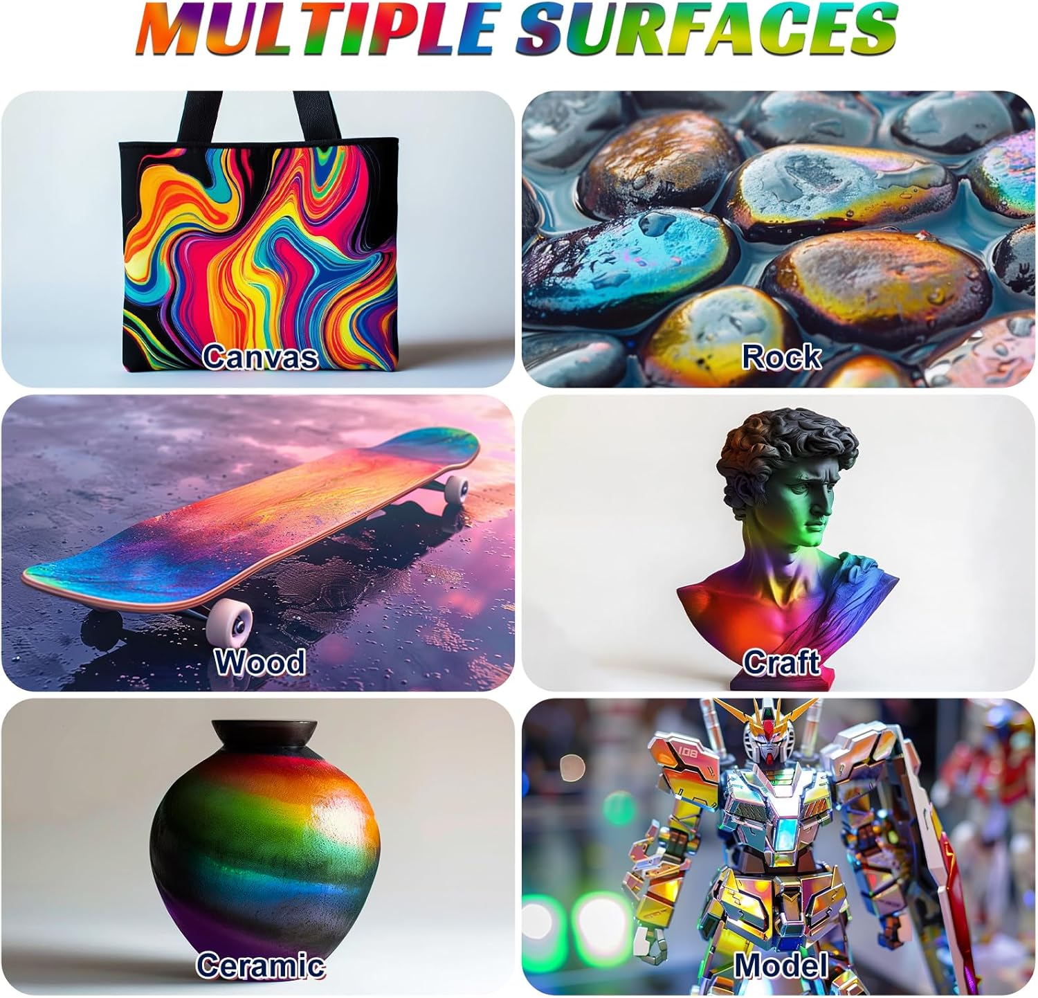 HOMY ARTY Black Airbrush Primer - Acrylic Primer for Airbrush, 8.45 Fl.Oz. Quick-Drying Matte Finish Paint, for Acrylic Paint with Excellent Adhesion to Plastic Models, Metal, Canvas image number 1