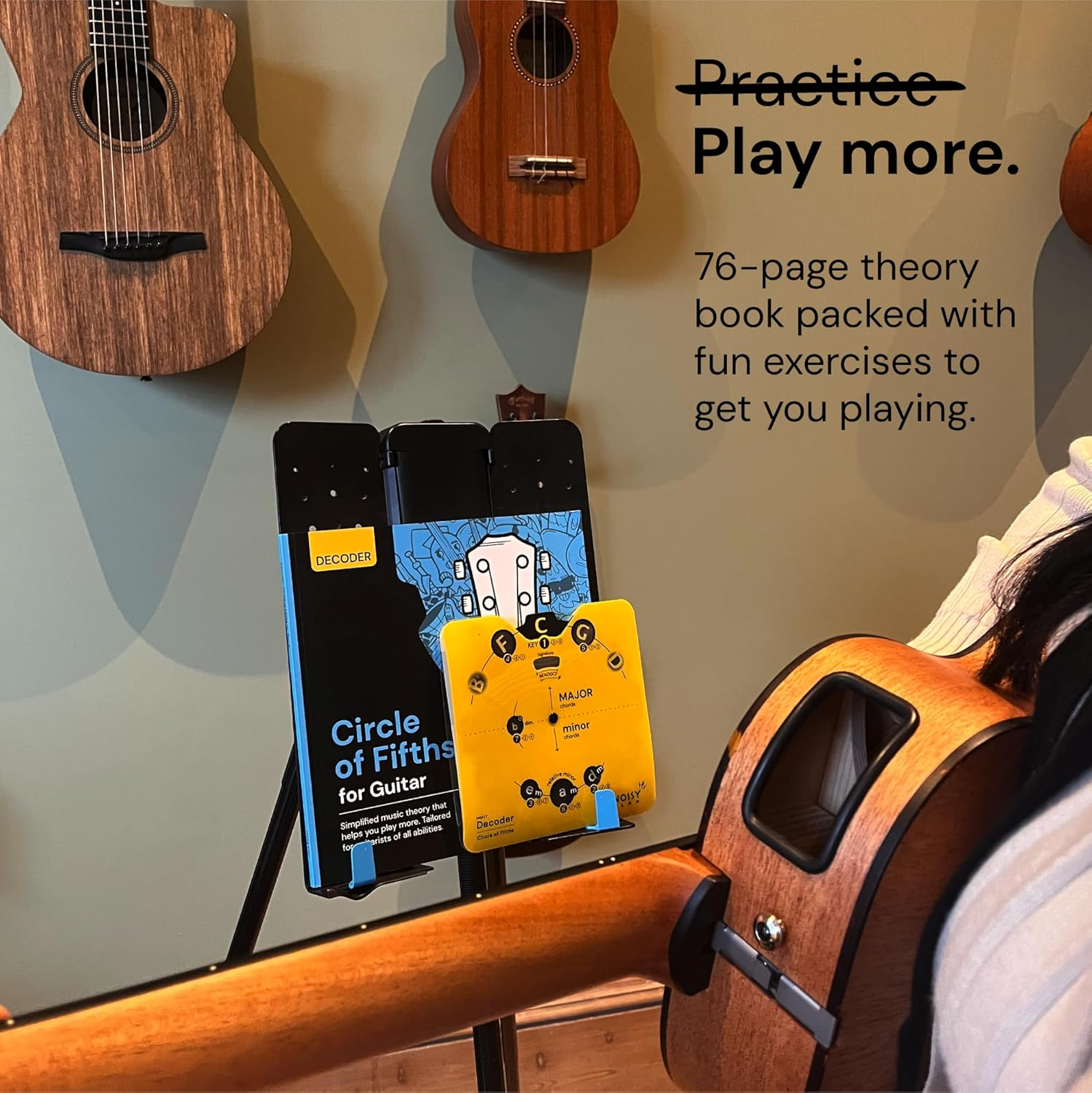 Circle of Fifths Chord Wheel - All Musical Instruments Edition - Make Music Theory Easy, Learn Keys, Chords and Songwriting. Play More Music, Suitable for All Levels and Instruments image number 4