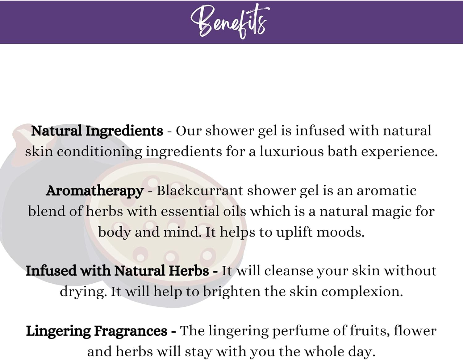 Bodyherbals Sensual, Blackcurrant Body Wash with Skin Conditioners (200Ml) Beauty, Bath & Shower, Soaps & Body Washes, Body Wash Gels image number 6
