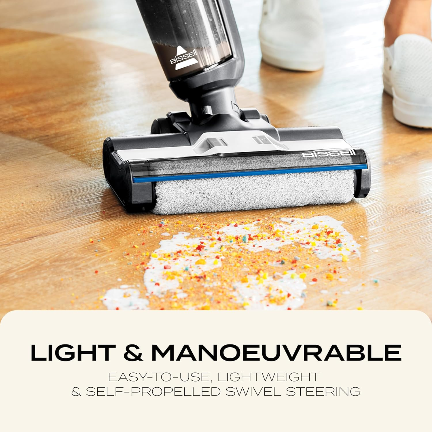 BISSELL Crosswave HF3 3598F | Cordless Hard Floor Wet Dry Vacuum & Mop with Automatic Formula Control & Self-Cleaning Cycle, Sanitise Formula for Pet Mess & Odour Control Included image number 1