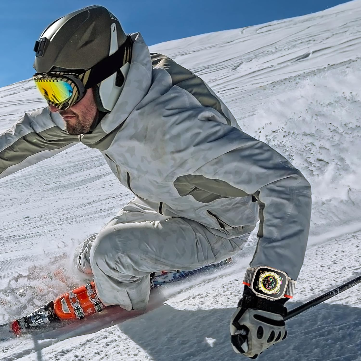 SOLOLUP Trail Loop for Apple Watch Ultra 2 Bands 49Mm 46Mm 45Mm 44Mm 42Mm 41Mm 40Mm 38Mm Iwatch Ultra 2 Bands for Men Women, Rugged Sport Band Soft Nylon for Apple Watch Ultra Band SE 10 9 8 7 6 5 4 3 image number 6