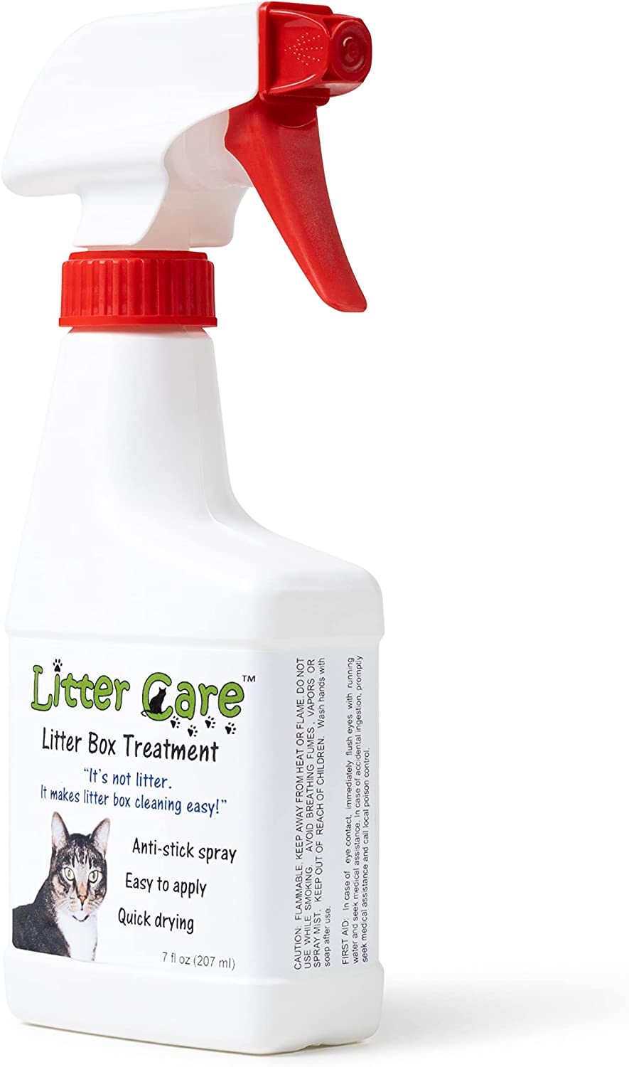Litter Care - a Non-Stick Spray Coating for the Litter Box or Pet Enclosure