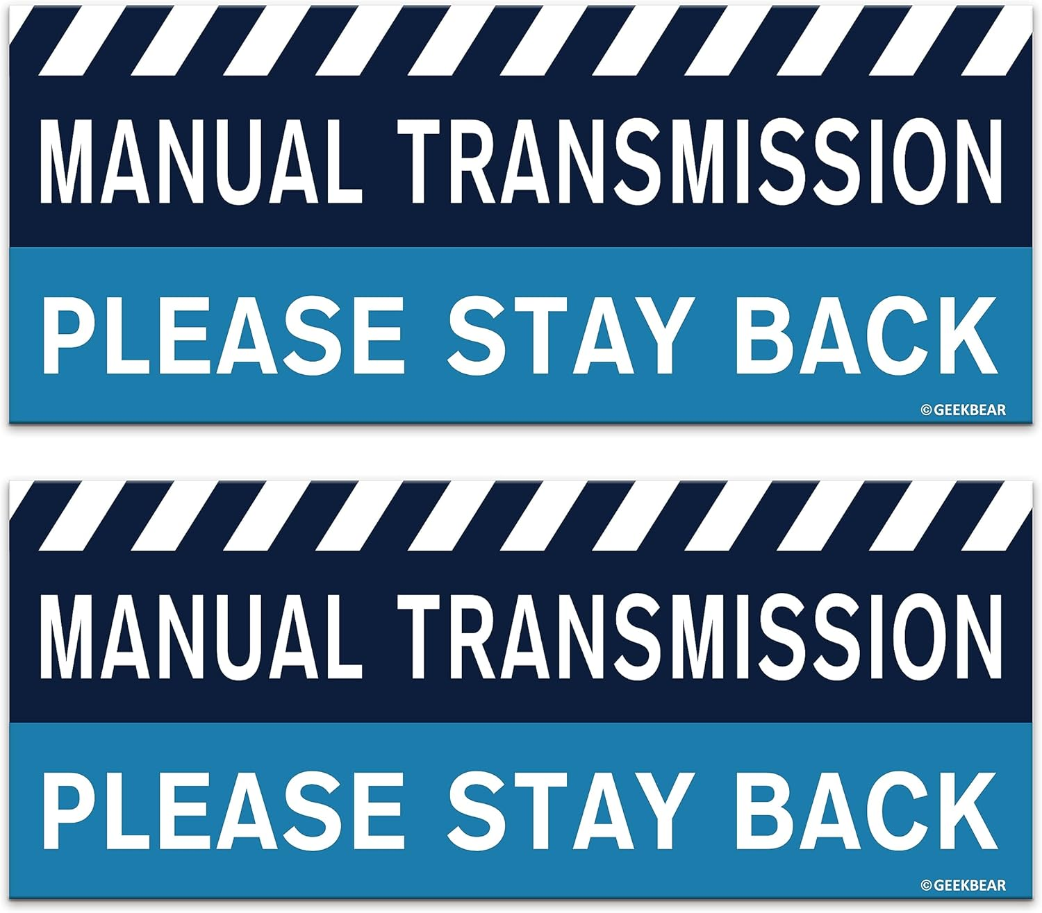 GEEKBEAR Manual Transmission Car Magnet (Red, 1 Pack)