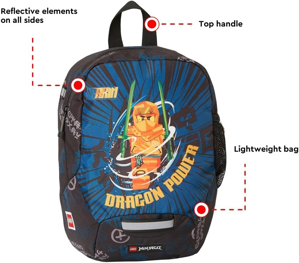 &reg; - Unisex Nursery Backpack - &reg; or Ninjago - Lightweight Backpack - Reflectors on All Sides - 3-6 Years image number 1