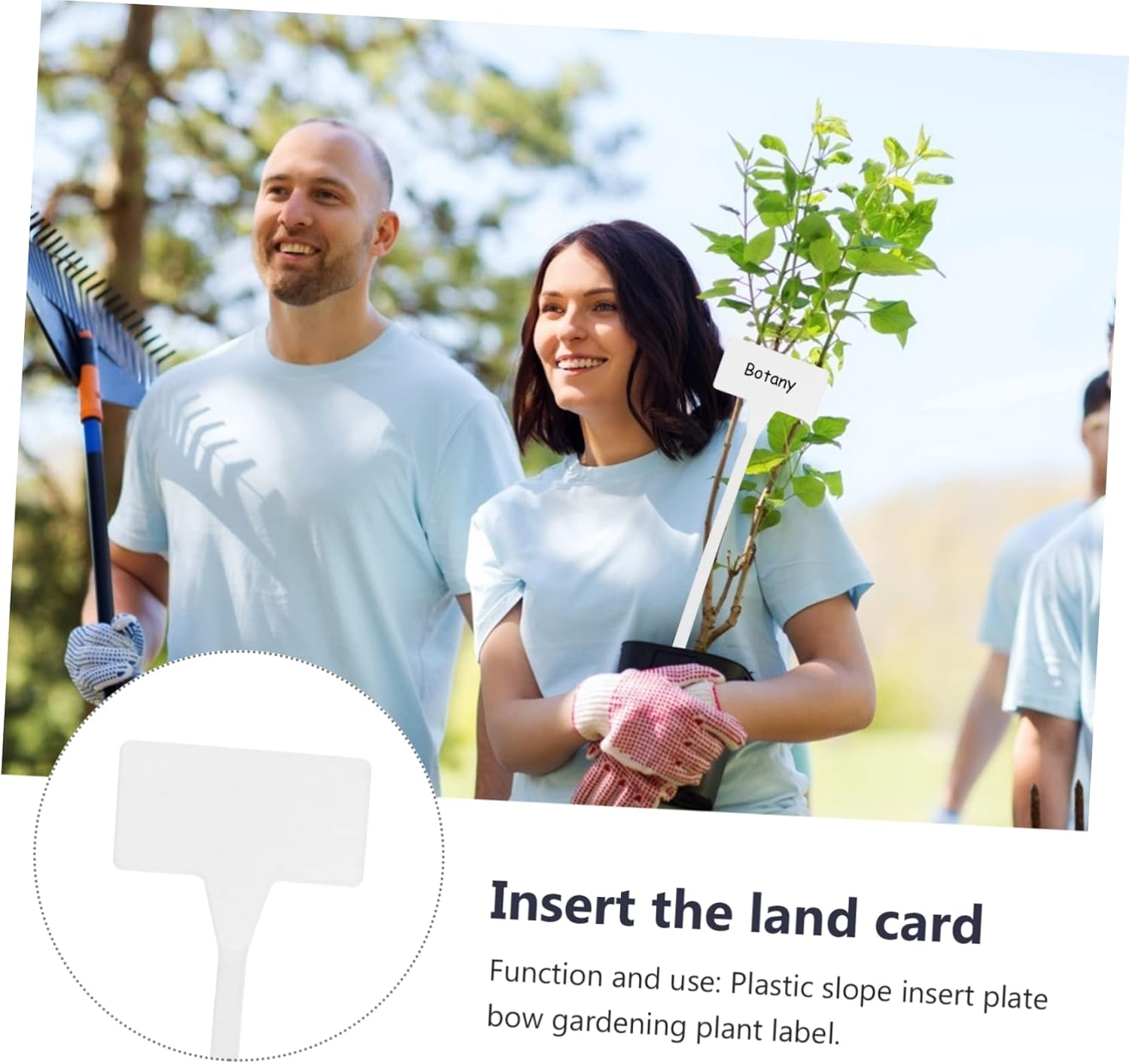 Gogogmee 10Pcs Plant Labels Nursery Garden Tags Markers Garden Insert Tag Re-Usable Plant Labels for Outdoor Product And image number 2