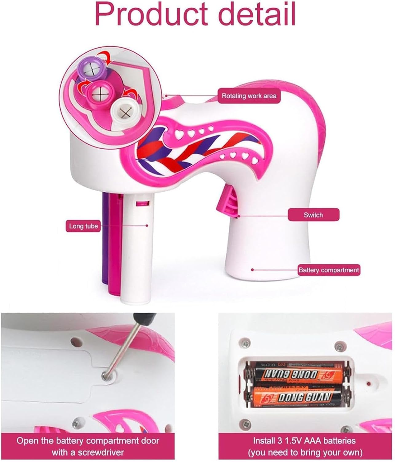Electric Hair Braiding Machine, Creative Automatic Hair Twister Device for Teen Girls and Kids image number 4