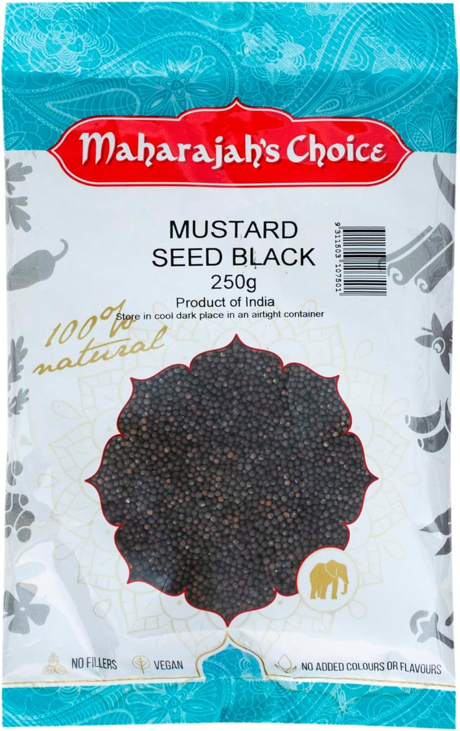 Maharajah'S Choice Black Mustard Seeds, 500 G image number 1