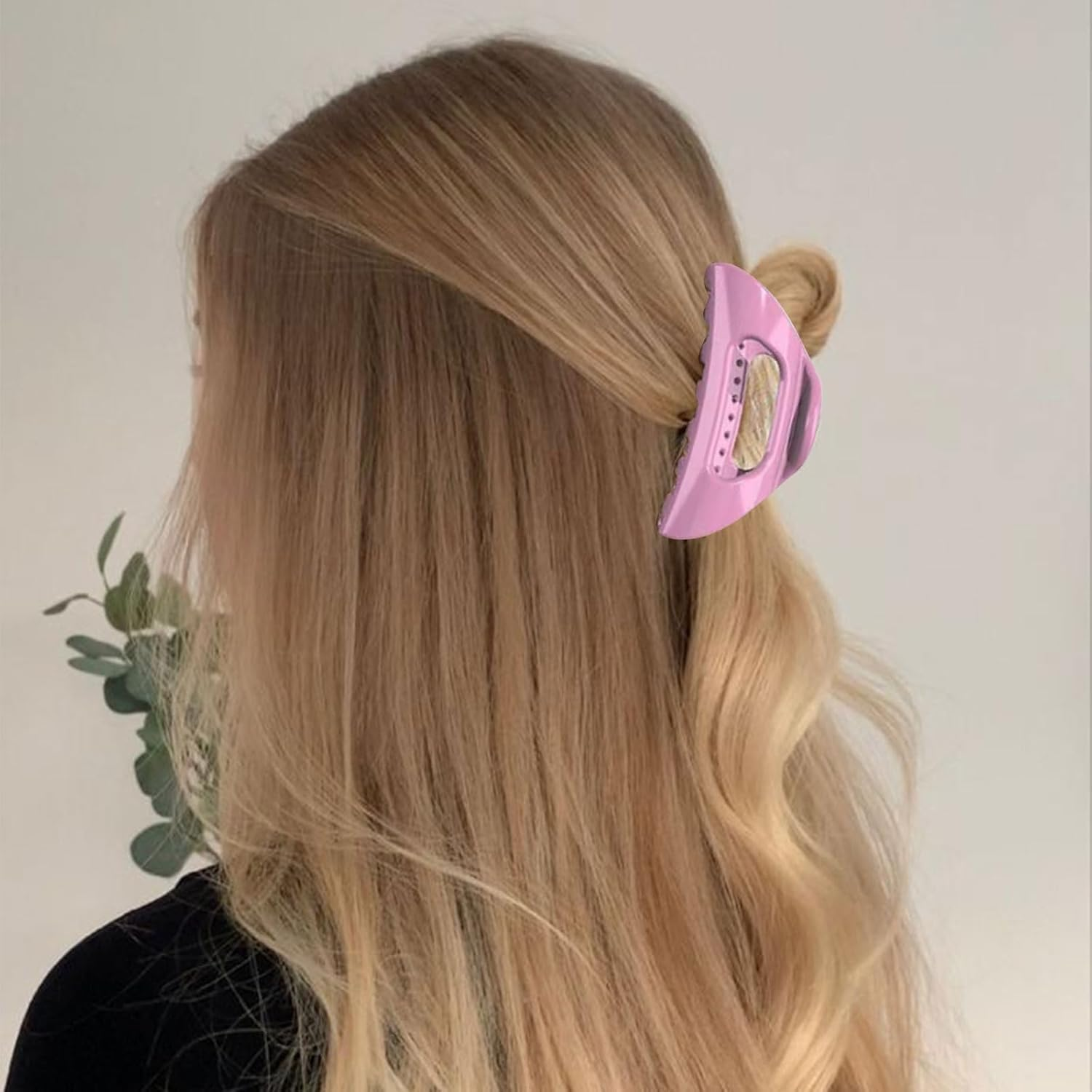 Muorruo 3 Piece Cozy Clips, Ultra-Soft and Flexible Claw Clip, Comfortable Cloud Hairpin for Thick and Long Hair, Hair Clips with Strong Hold and Non-Slip Grip, Lightweight image number 6