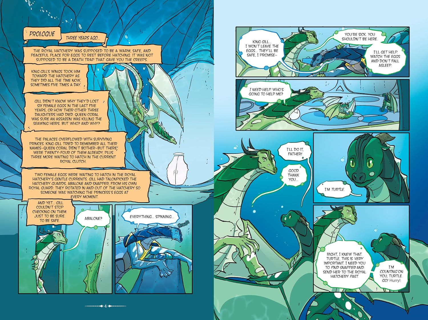 Talons of Power: the Graphic Novel (Wings of Fire, Book Nine) image number 4