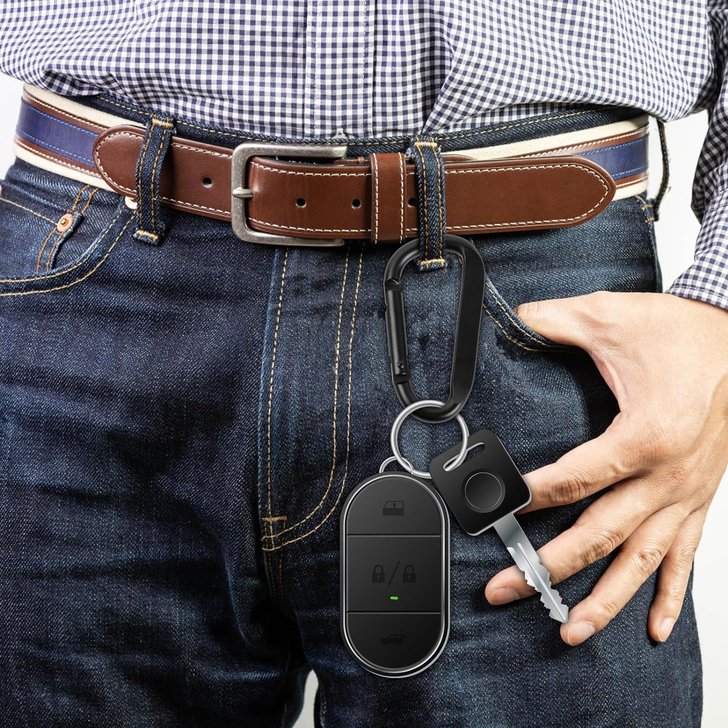 6 PCS Carabiner Clips (68Mm) - Aluminum Carabiners in Black for Hammocks, Keychains, Camping, Fishing, Swings, and Hiking Accessories - Screw Lock Carabiner Hooks image number 4