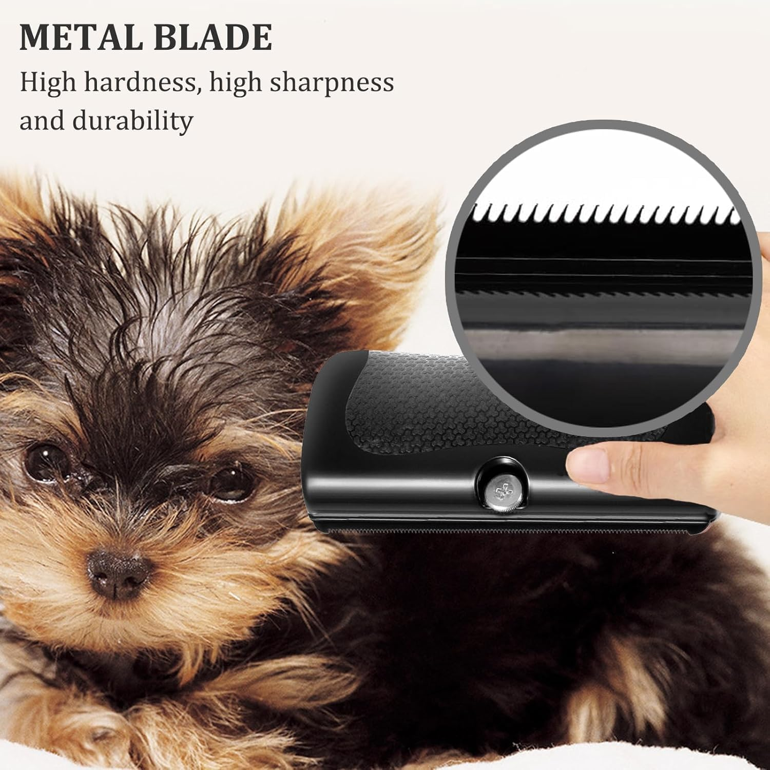 Groompro Deshedding Brush, 1Pc Groomify Pet Care Brush, Tails Deshedding Comb for Dogs and Cats image number 3