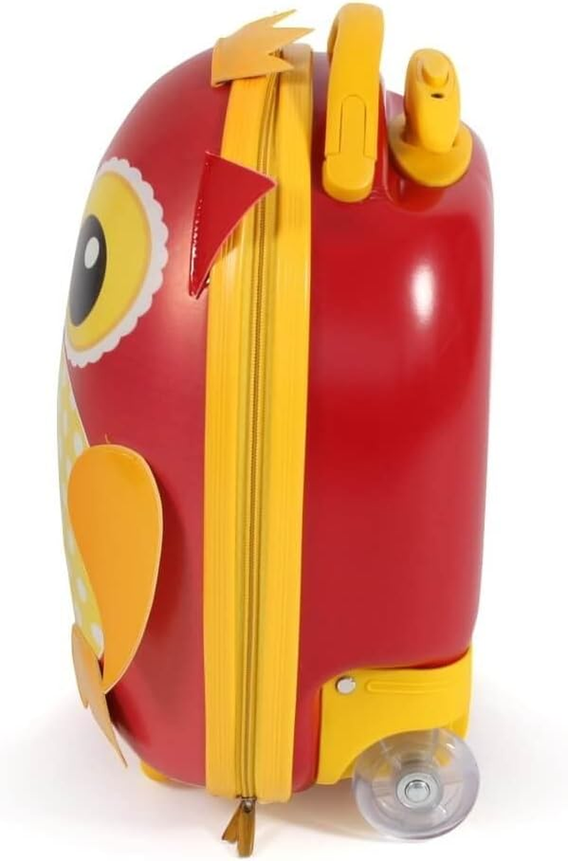 Bayer Chic 2000 Kinder-Trolley, Hartschale, Eule Children'S Luggage, 40 Cm, 12 Liters, Pink (Eule) image number 3