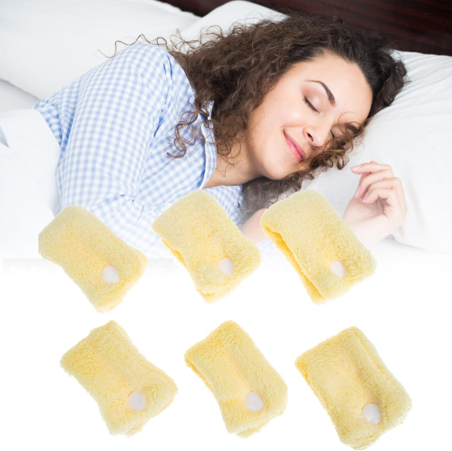 Healeved 6Pcs Sleeping Women Hair Rollers Curlers Rollers for Overnight Curls Styling Tools for Natural Curls image number 4