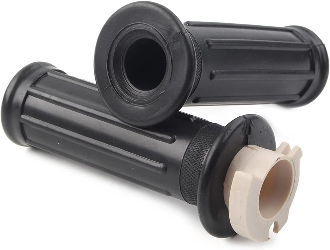 Jfqm ​1Pair Motorbike Twist Throttle Hand Grips Tube Fit for Yamaha PW50 PY50 Peewee50 Pit Dirt Bike