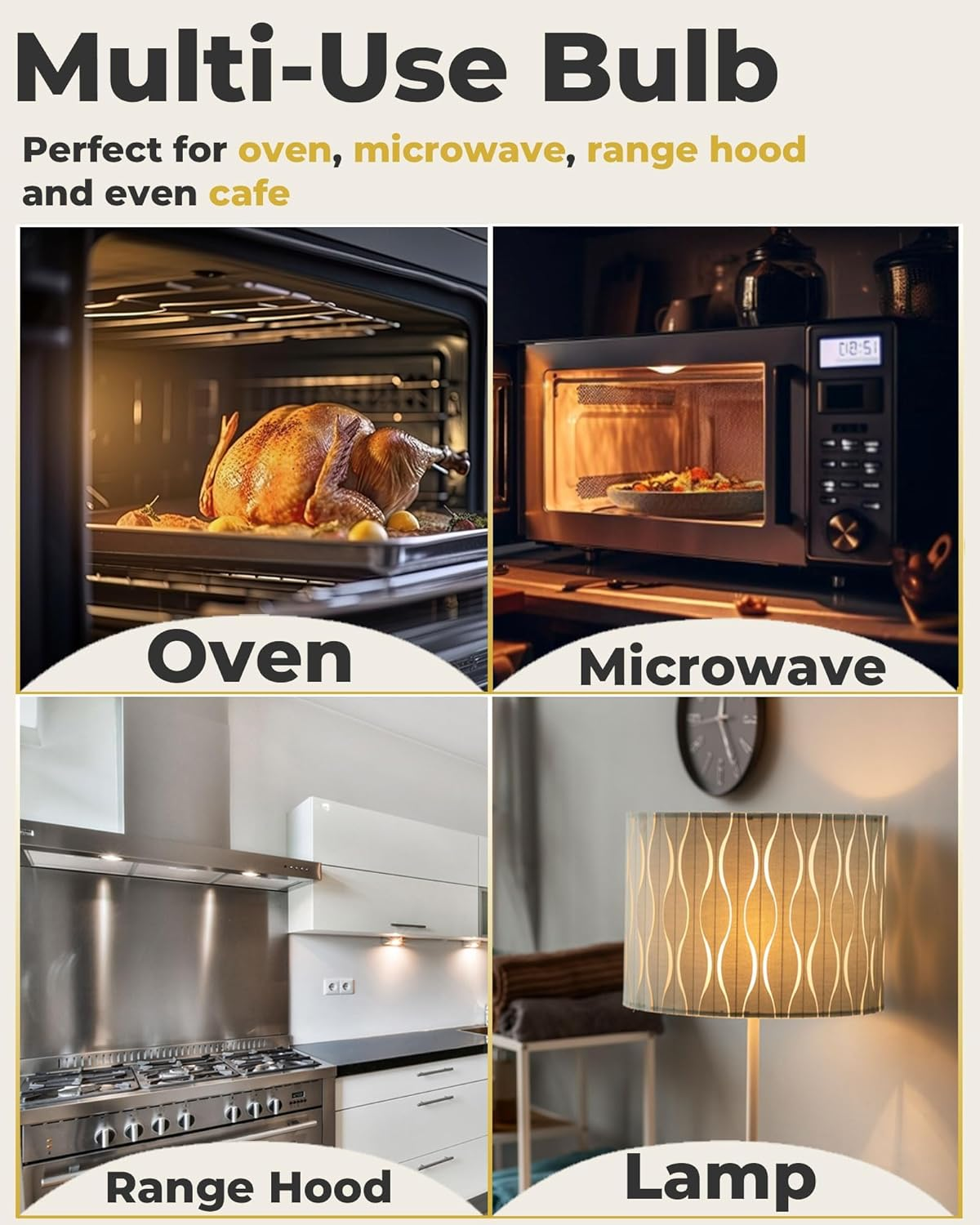 EKOWEE 2 X G9 Bulbs Oven Bulb 40W, Dimmable 500℃ Heat Tolerant for Neff/Aeg/Smeg/Zanussi/Bosch Ovens, Microwaves and Cooker Light Bulbs, Wax Melt Burners, Salt Lamp Bulb, Warm White 2700K image number 1