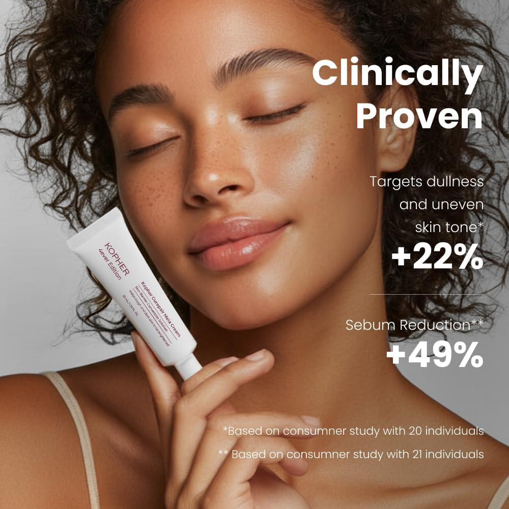 Kopher Curepair Mela Cream[4Ever Edition] with 10GF Soothing & Repairing Moisturizer for Sensitive Skin - Redness Relief, Barrier Strengthening Skin, Korean Skincare (1.18 Fl.Oz.) image number 5