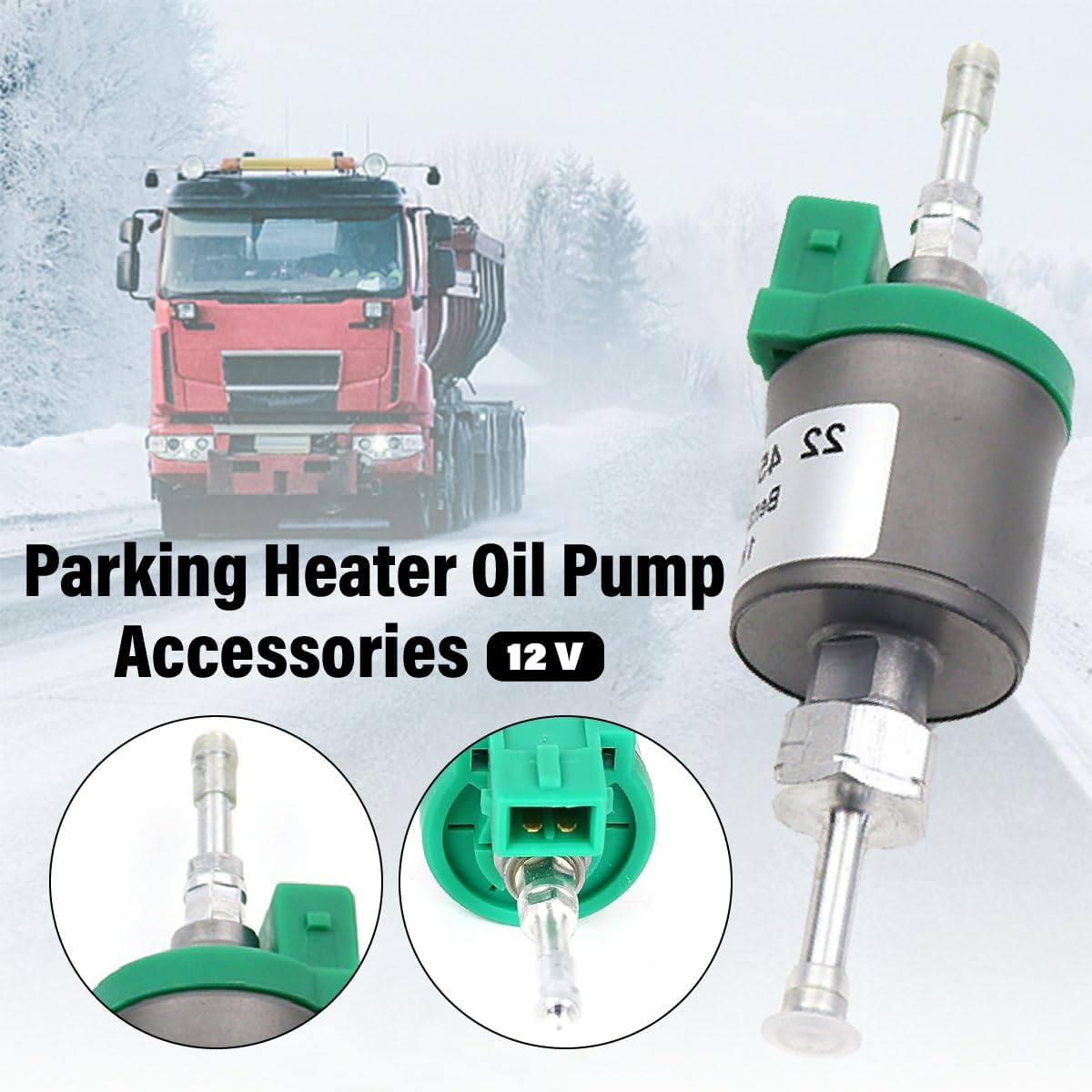 AIMALL 12V Diesel Heater Fuel Pump - Fuel Pulse Metering Electromagnetic Oil Pump for Eberspacher D4 image number 3