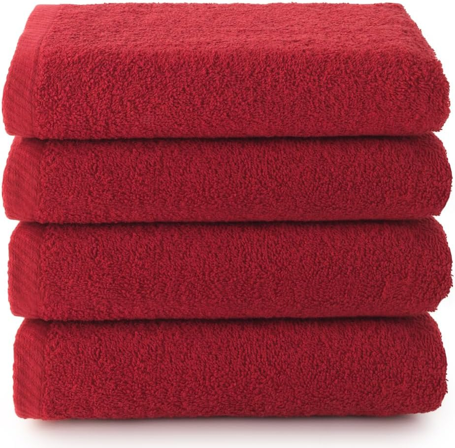 Top Towels - Bath Towels - Bid Towels or Face Towels - Pack of 4 Towels - 30 X 50 Cm, 43040001