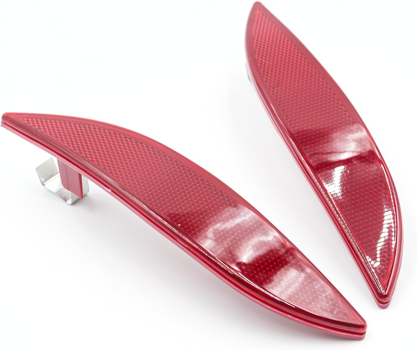 1 Pair Rear Bumper Reflector Lens Compatible with Renault Megane MK3 2008-2013 265650004R image number 4