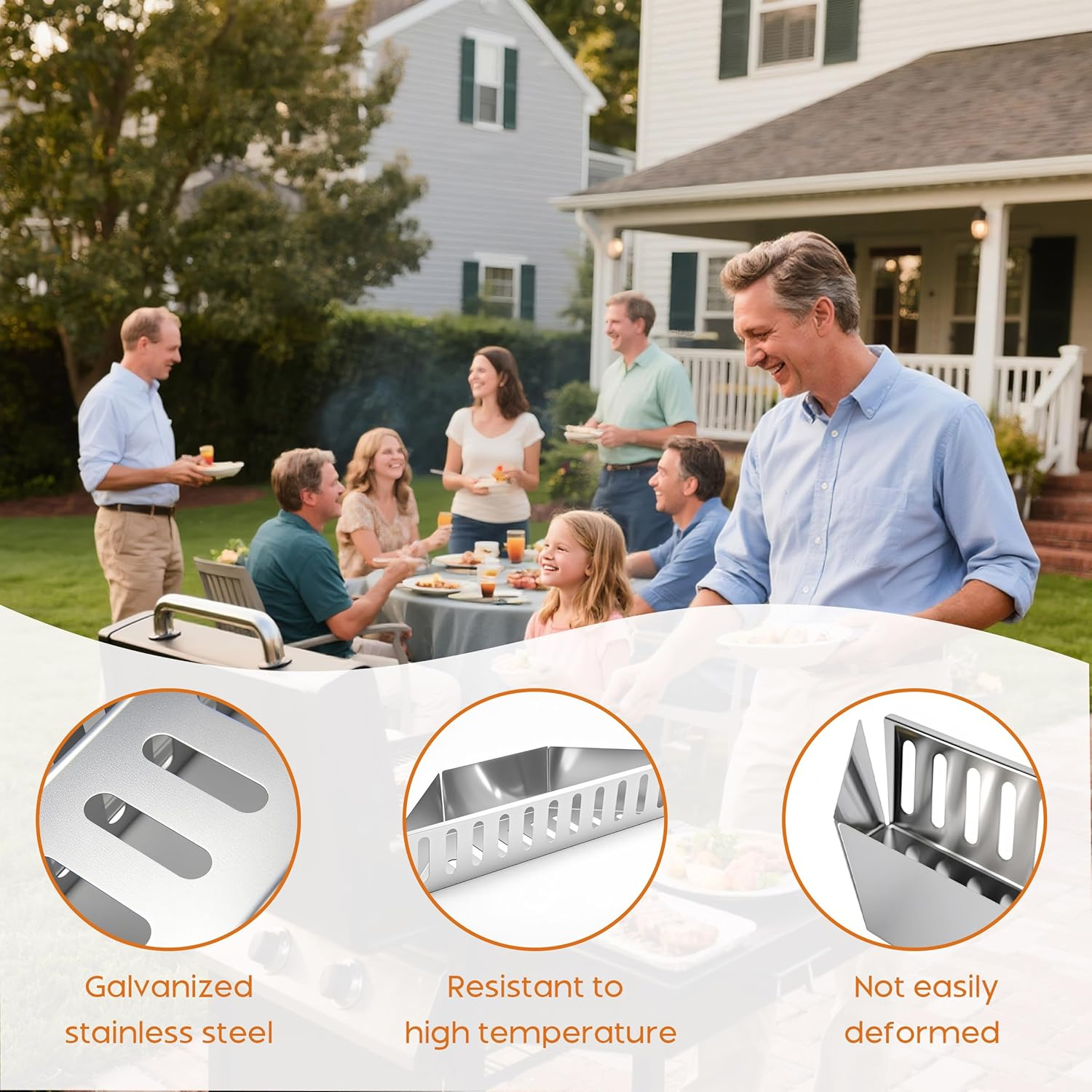 2 Pcs Thickened Charcoal Basket Stainless Steel Char Holder with Mini Tong, Compatible with 22-Inch Weber Charcoal Grills, Charcoal Container Grilling Briquette Baskets