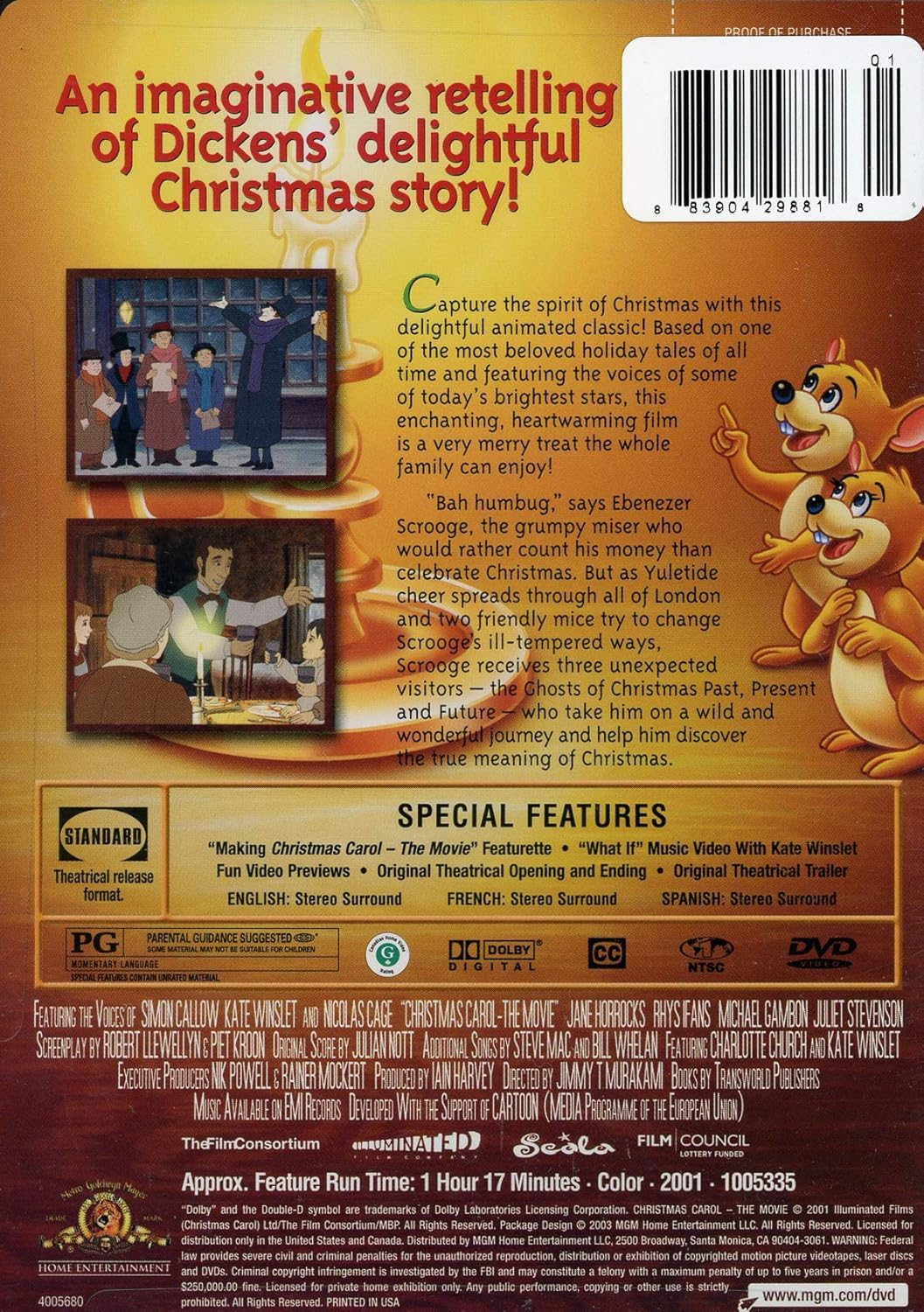 Christmas Carol: the Movie image number 1