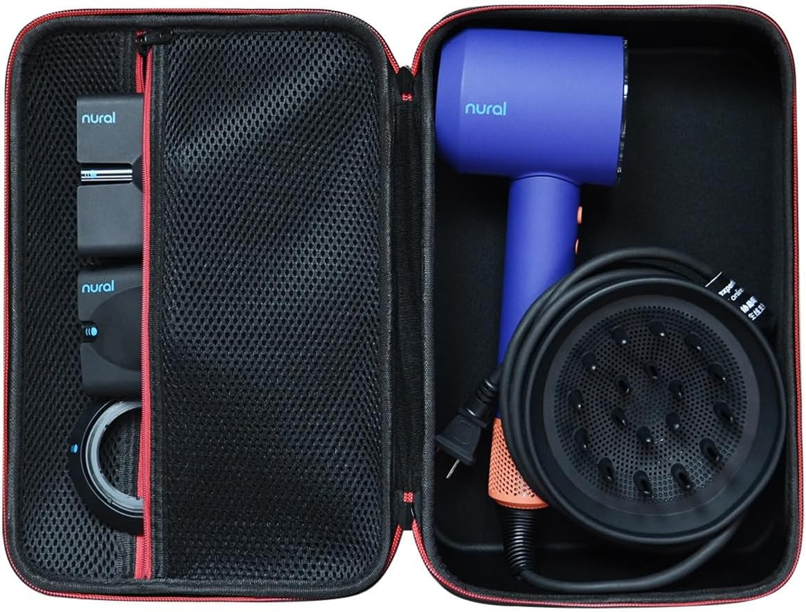 XBERSTAR HD16 Hair Dryer Carrying Case Travel Storage Box Hard Case for HD16 Hair Dryer Accessories image number 3