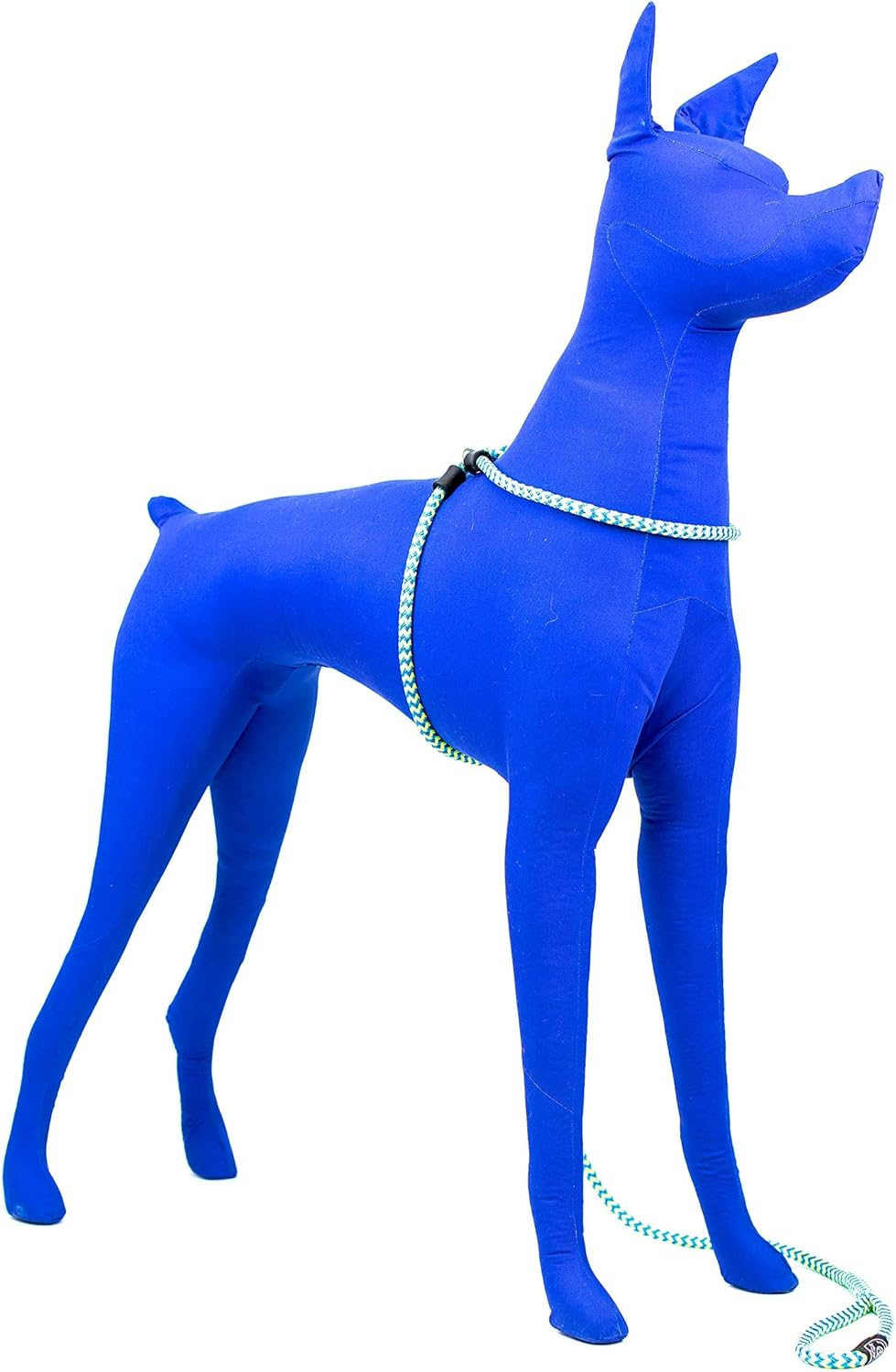 Harness Lead No Pull Dog Harness and Leash Set, anti Pull Dog Harness, One-Piece Cushioned Rope Safely Prevents Escaping and Pulling *New Insert Is Removable (Medium/Large, Peacock/Blue/Lime) image number 7