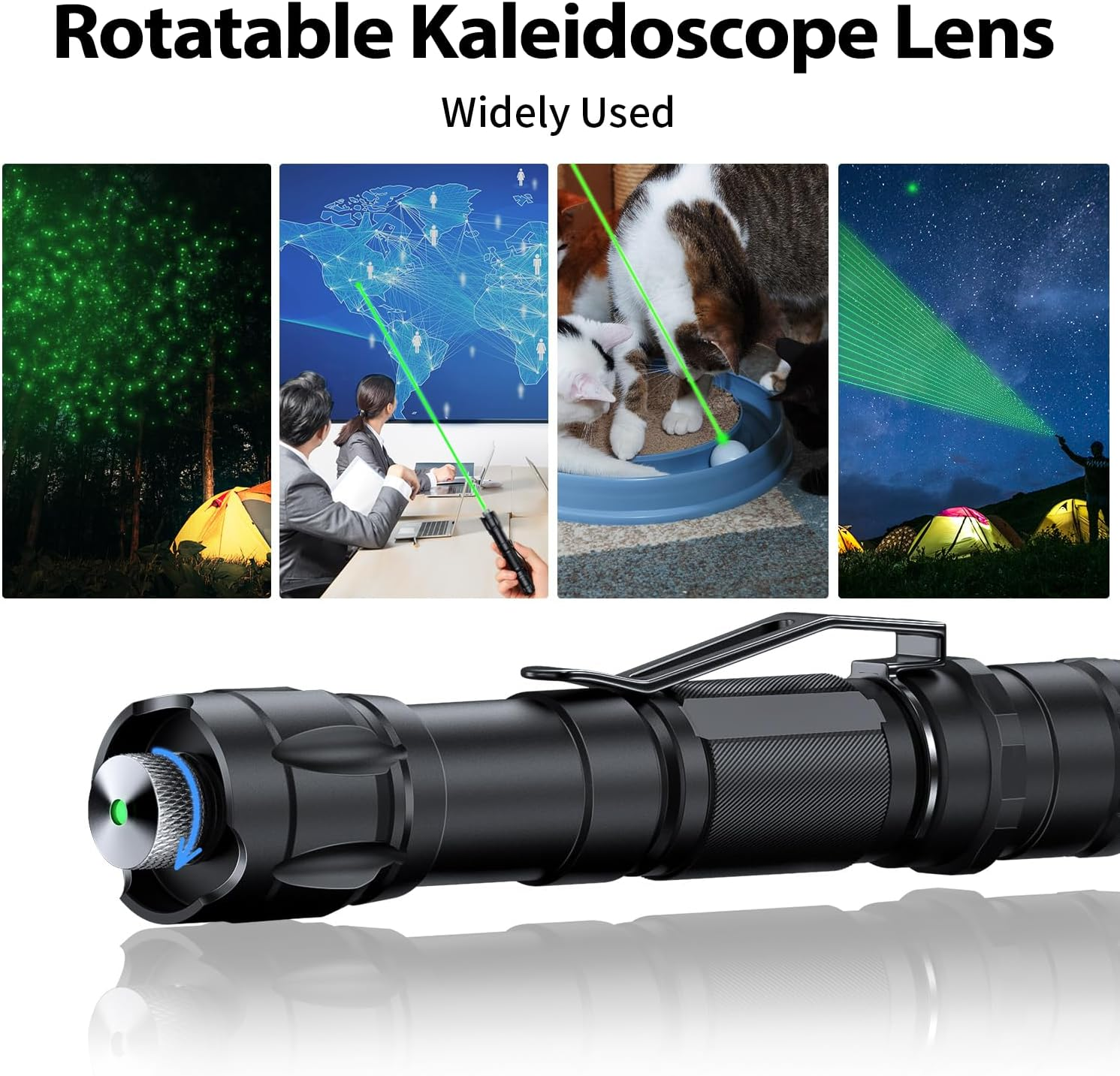 3000 High Lumens Laser Pointer with Aluminum Body image number 3