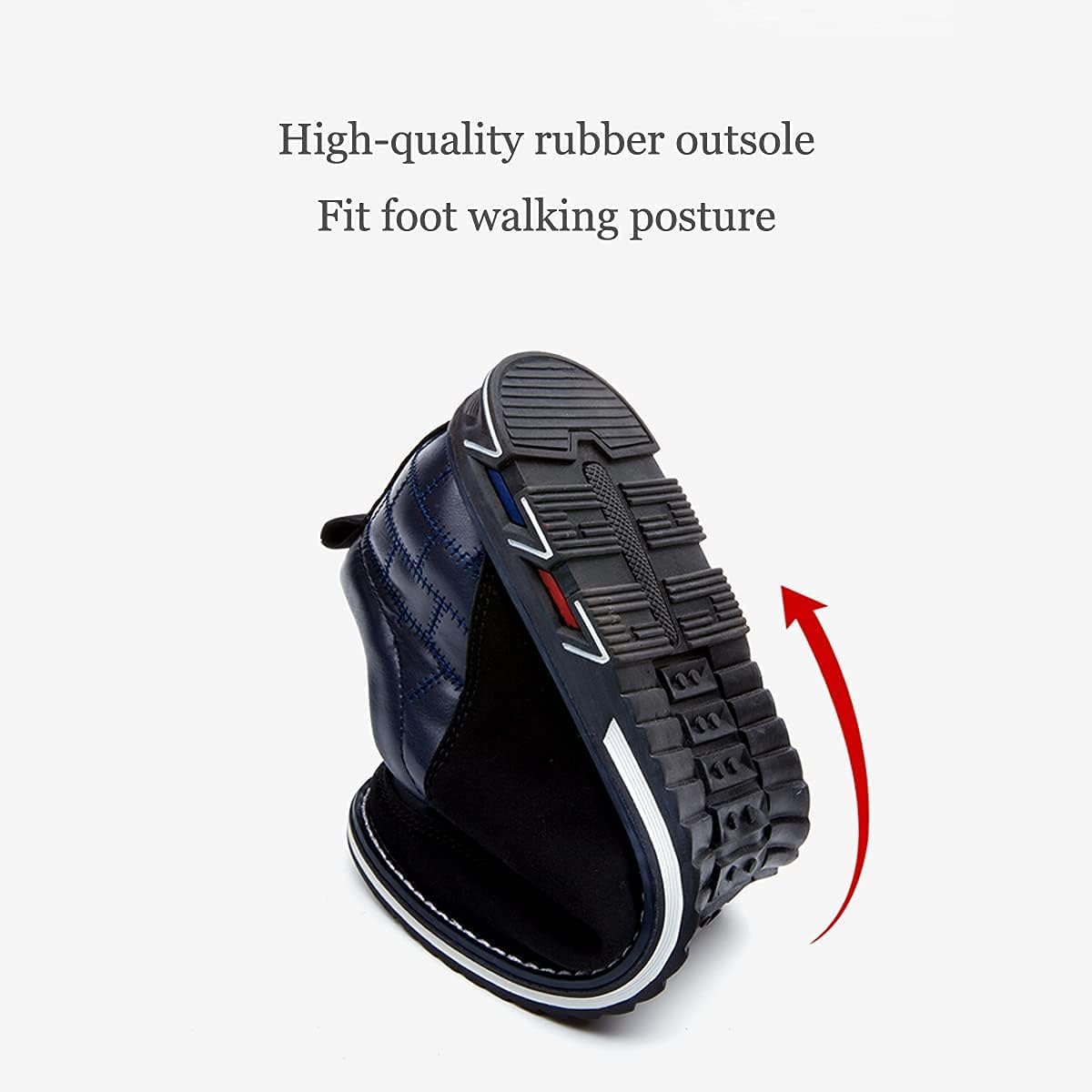 Men'S Leather Casual Shoes Driving Office Walking Loafers Lace up Slip-On Business Oxford Shoes Moccasin Breathable Luxury Classic image number 2