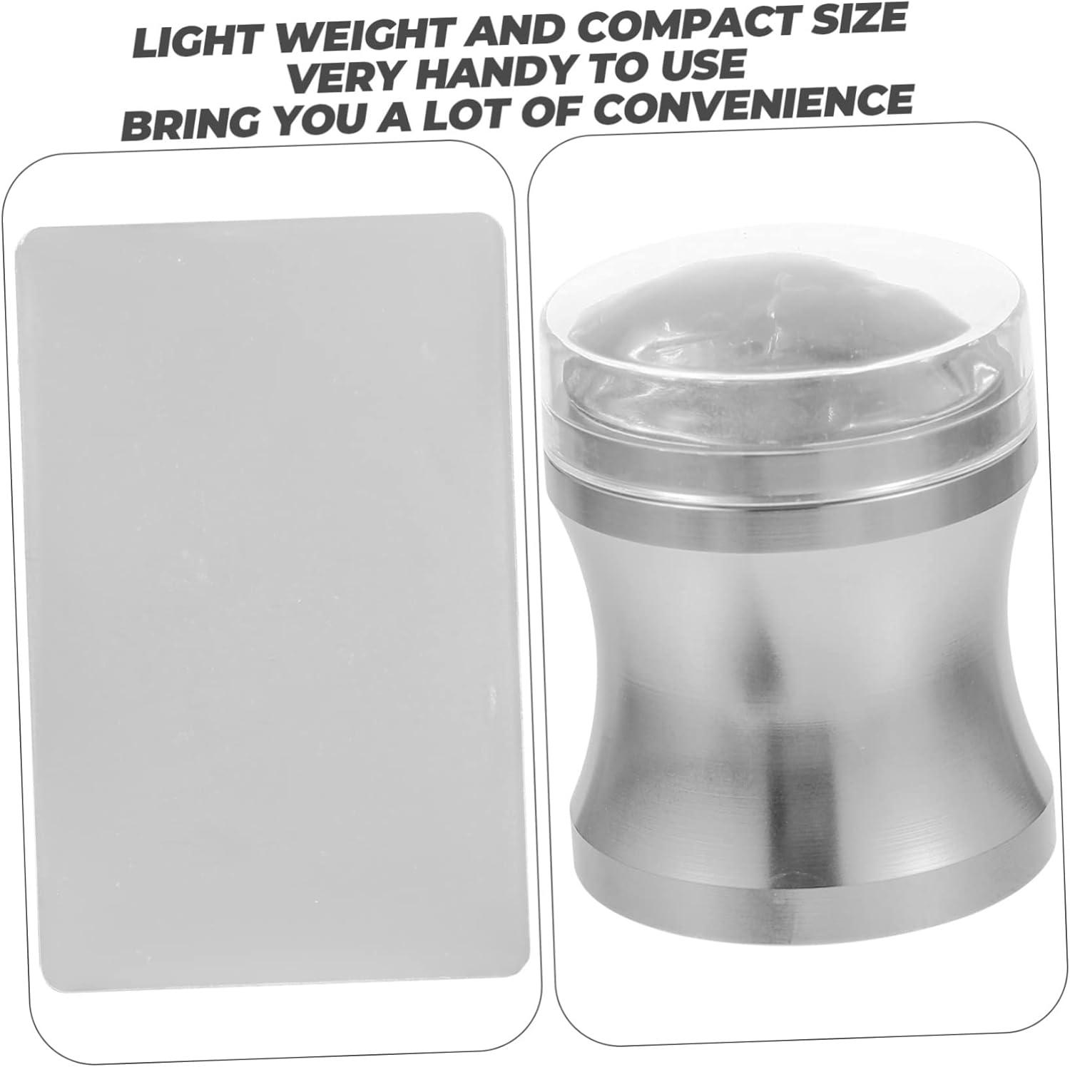 Silicone Stamp for Nail Art Stamper Nail Art Tools Diy Manicure Includes And image number 6